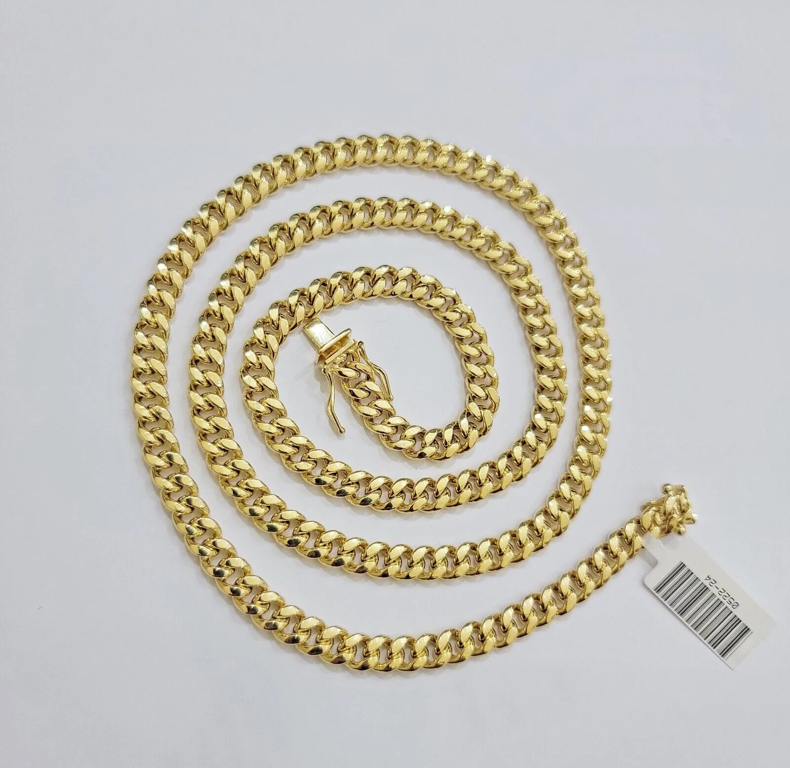 Real 10k Gold Necklace Miami Cuban Link 6mm Chain 20 - 30 Inch Men 10KT Box Lock - Image 10