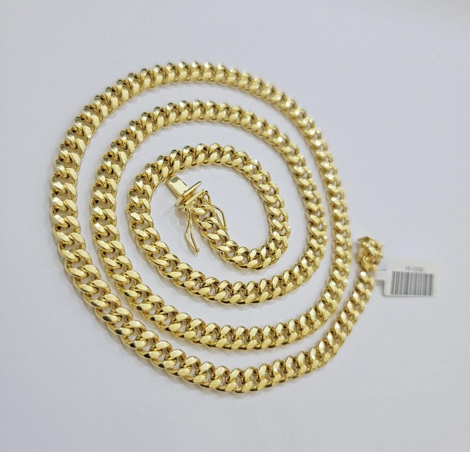 Real 10k Gold Necklace Miami Cuban Link 6mm Chain 20 - 30 Inch Men 10KT Box Lock - Image 6