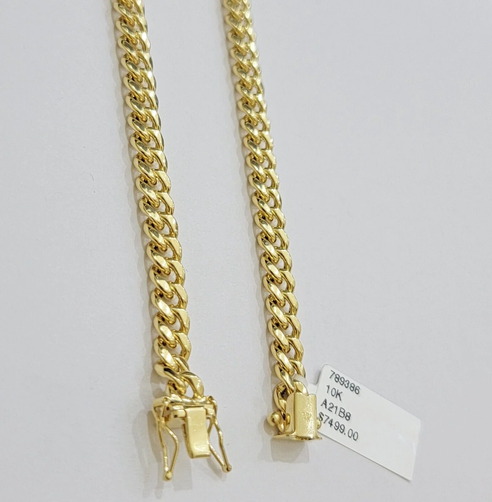 Real 10k Gold Necklace Miami Cuban Link 6mm Chain 20 - 30 Inch Men 10KT Box Lock - Image 8