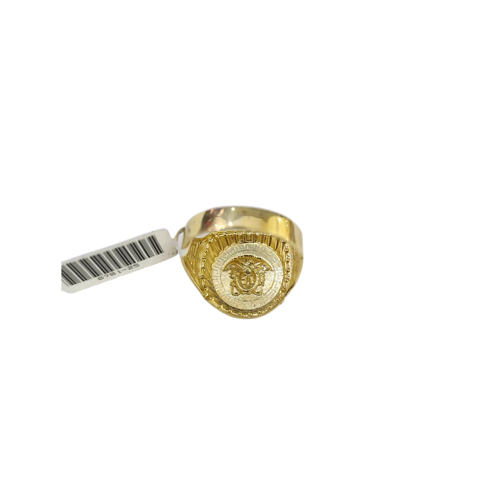 Real 10k Nugget Cross Ring Yellow Gold Men 10Kt Genuine Ring Sizes 6,7,8,9,10,11 & 12 - Image 6