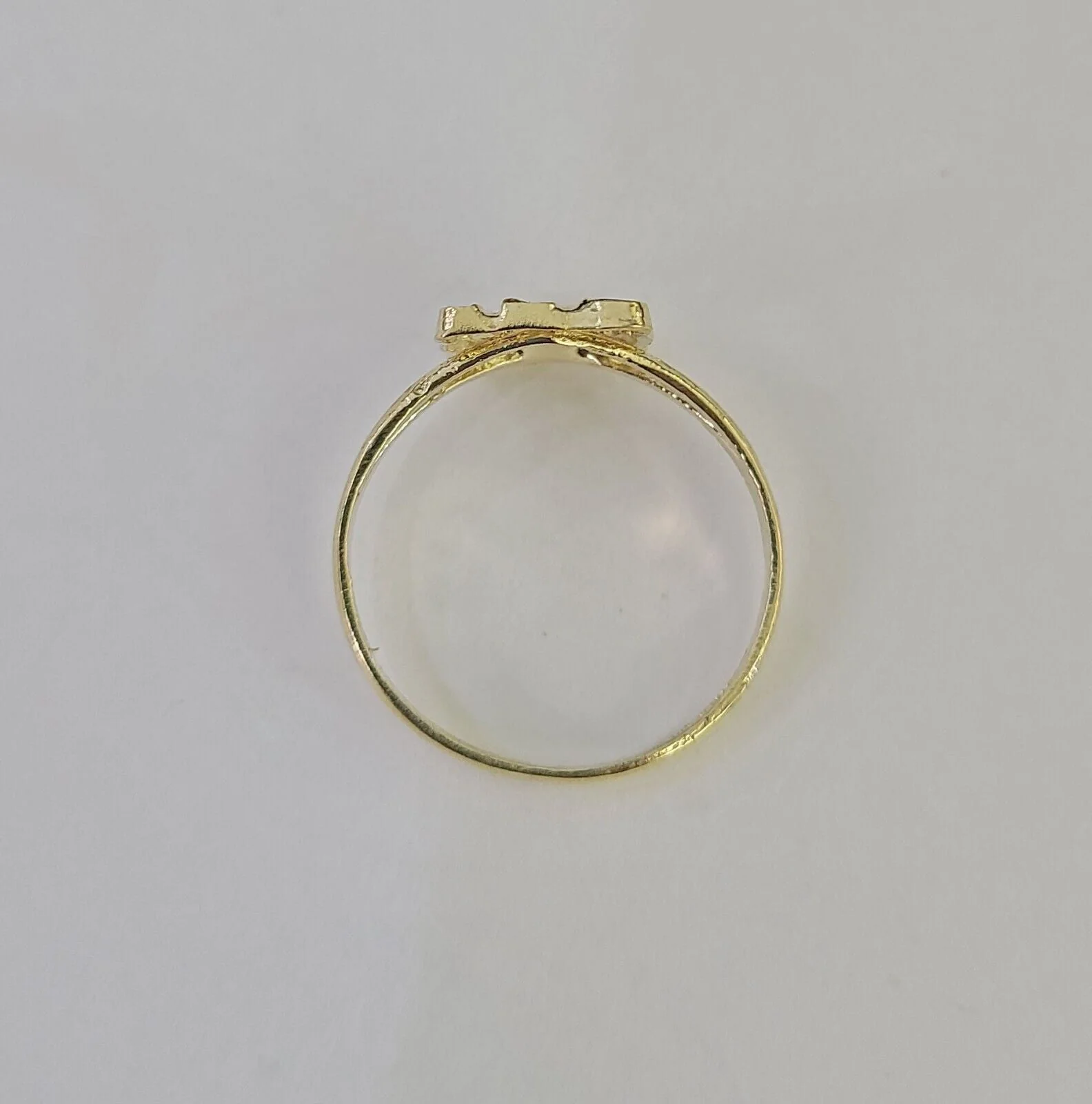 Real 10k Nugget Ring Band Wedding Engagement Women Yellow Gold Ring Sizes 6,7,8,9,10,11 & 12 - Image 6