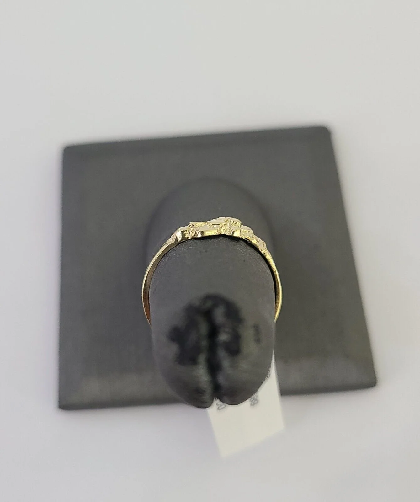 Real 10k Nugget Ring Yellow Gold Casual Ring 10kt Genuine All Sizes - Image 7