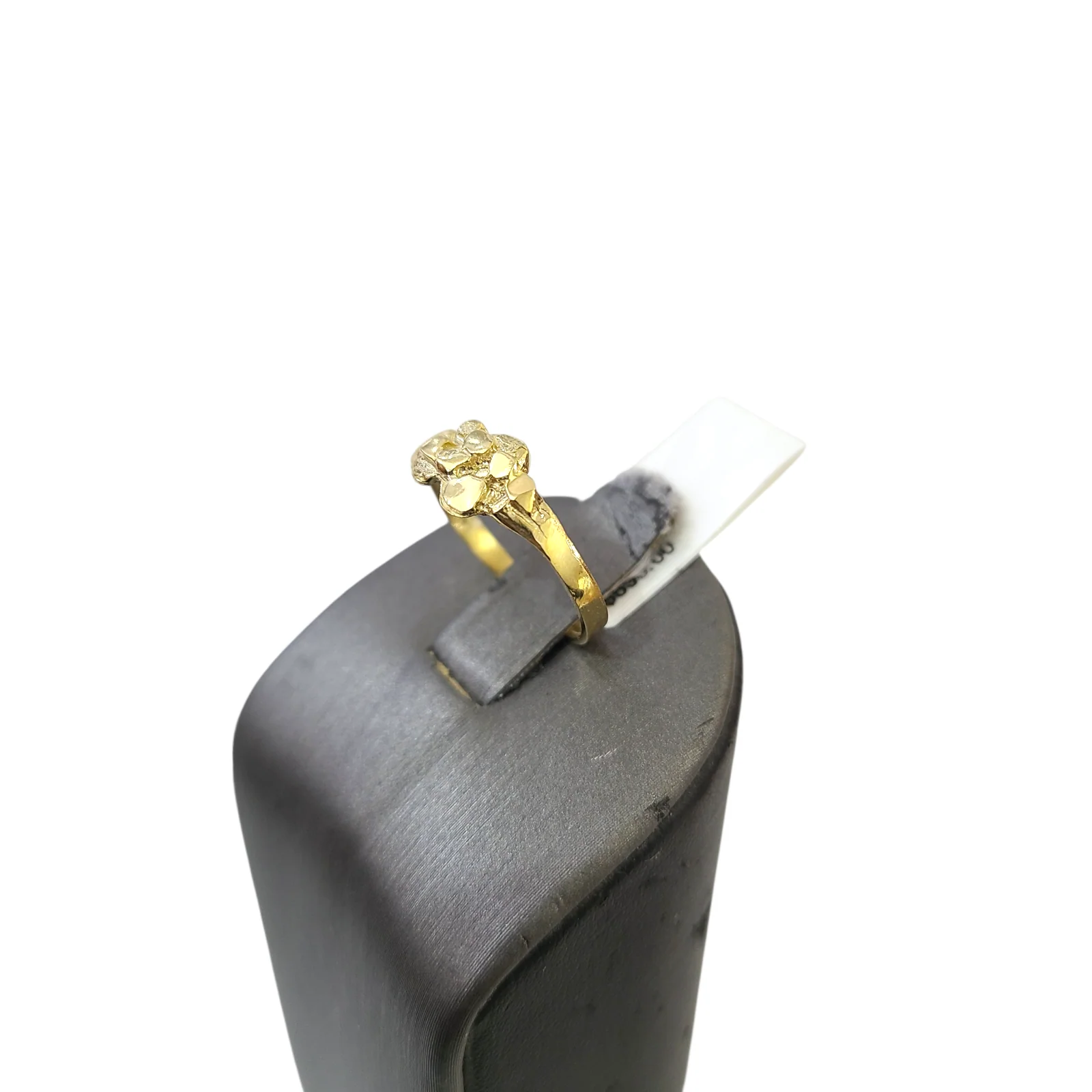Real 10k Nugget Ring Yellow Gold Women 10Kt Genuine - Image 4