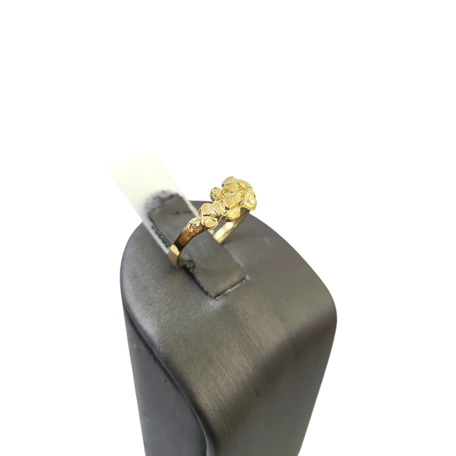Real 10k Nugget Ring Yellow Gold Women 10Kt Genuine - Image 5