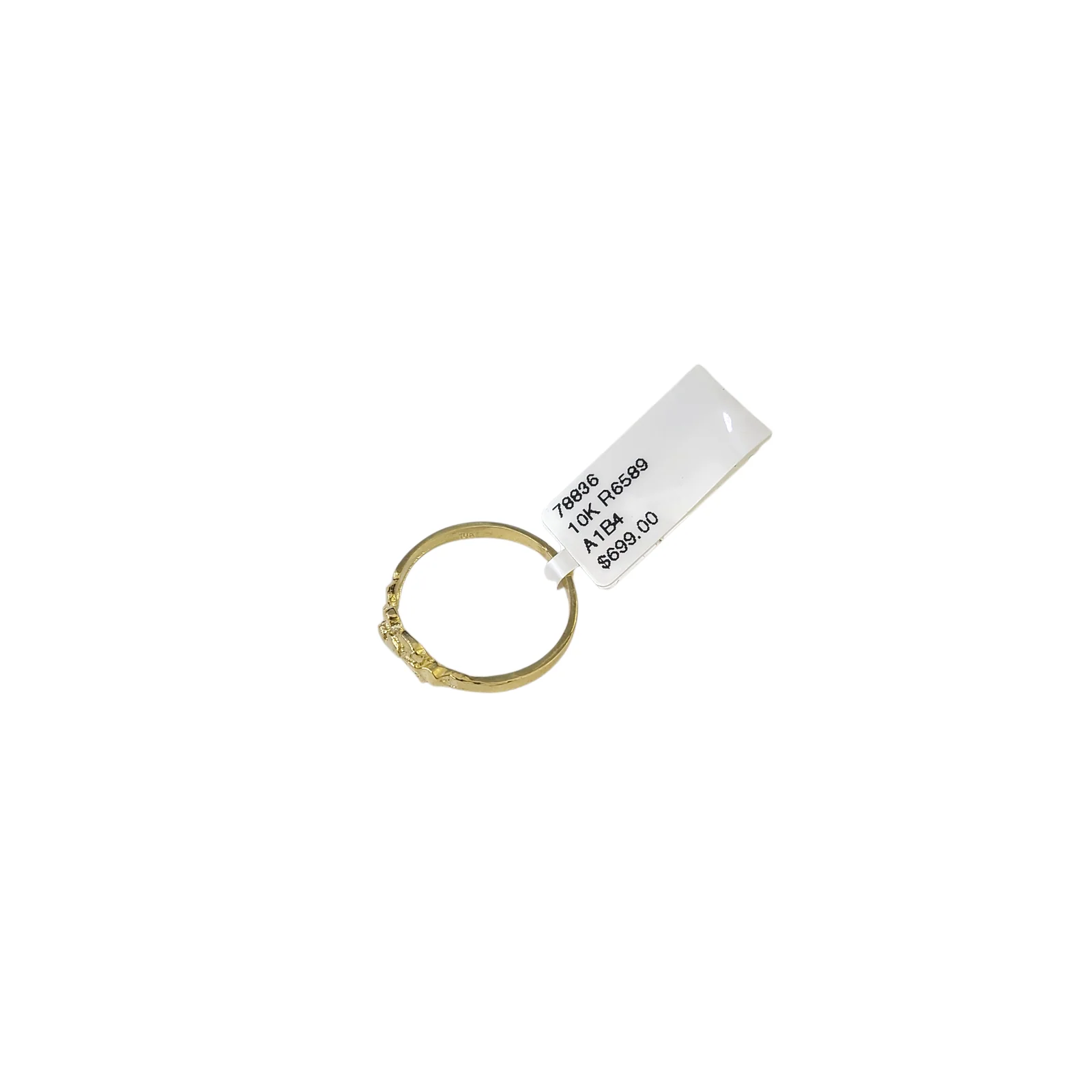 Real 10k Nugget Ring Yellow Gold Women 10Kt Genuine - Image 6