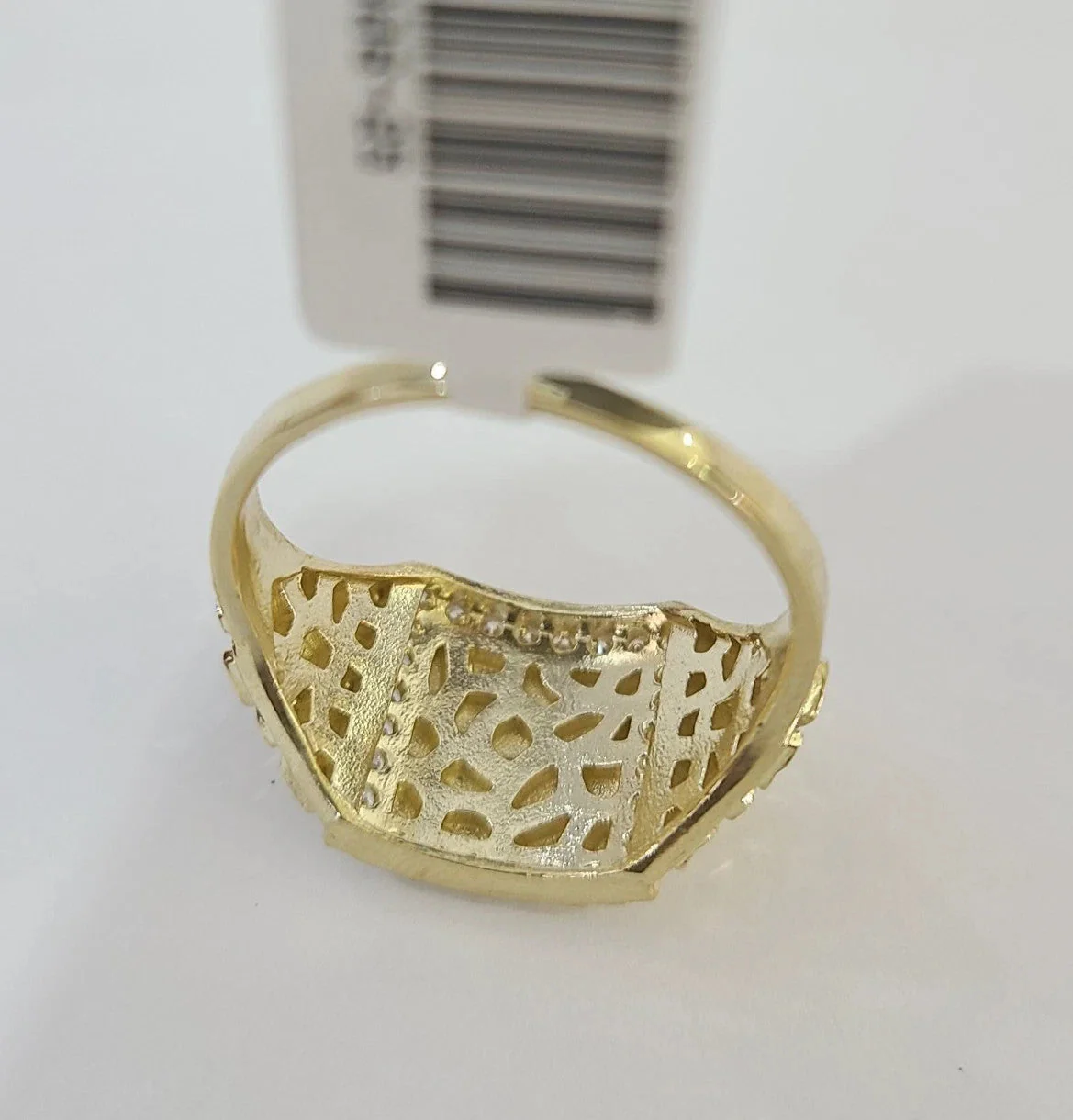 Real 10k Nugget Ring Yellow Gold Women Men Genuine 10Kt - Image 4