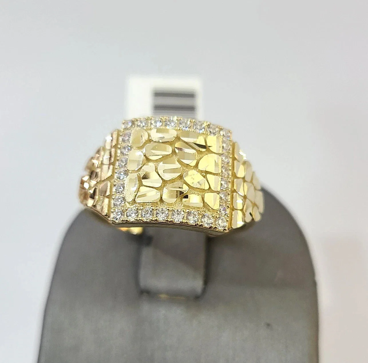 Real 10k Nugget Ring Yellow Gold Women Men Genuine 10Kt - Image 5