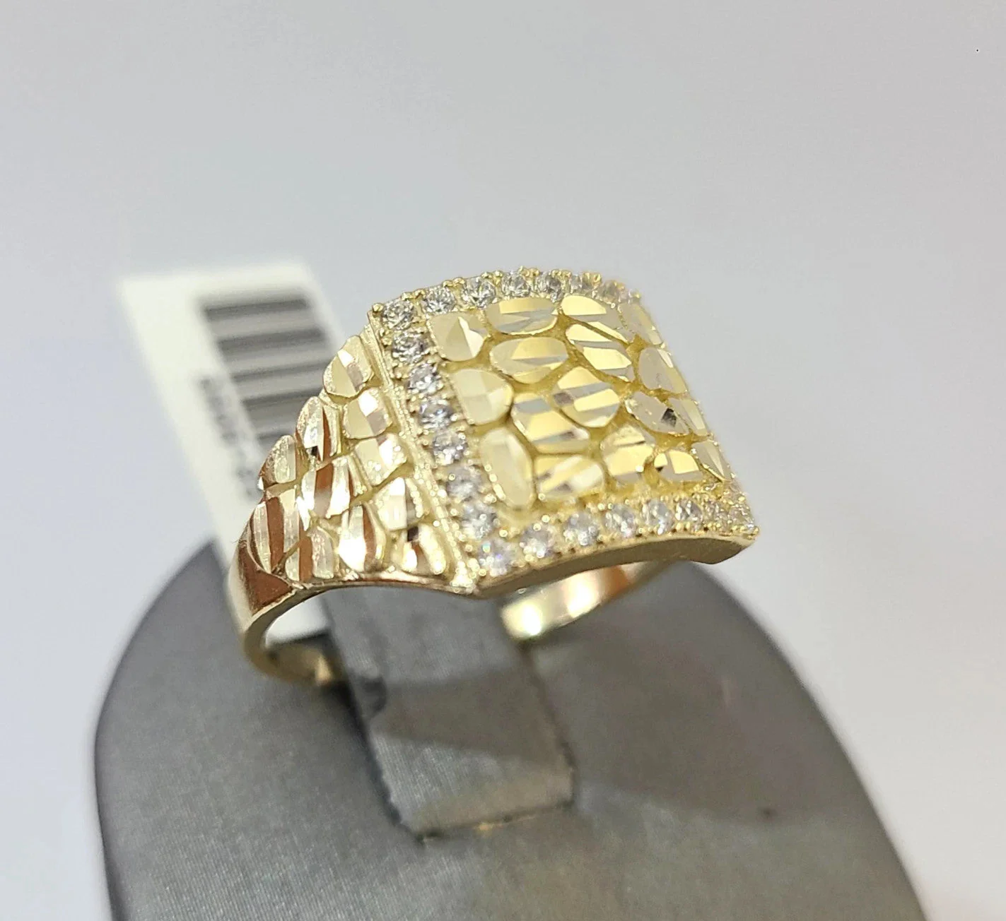 Real 10k Nugget Ring Yellow Gold Women Men Genuine 10Kt - Image 7