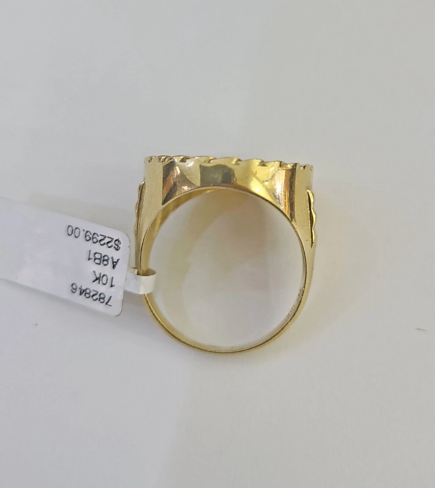 Real 10k Ring Eagle Fancy Design Yellow Gold Men Casual 10kt All Sizes - Image 4