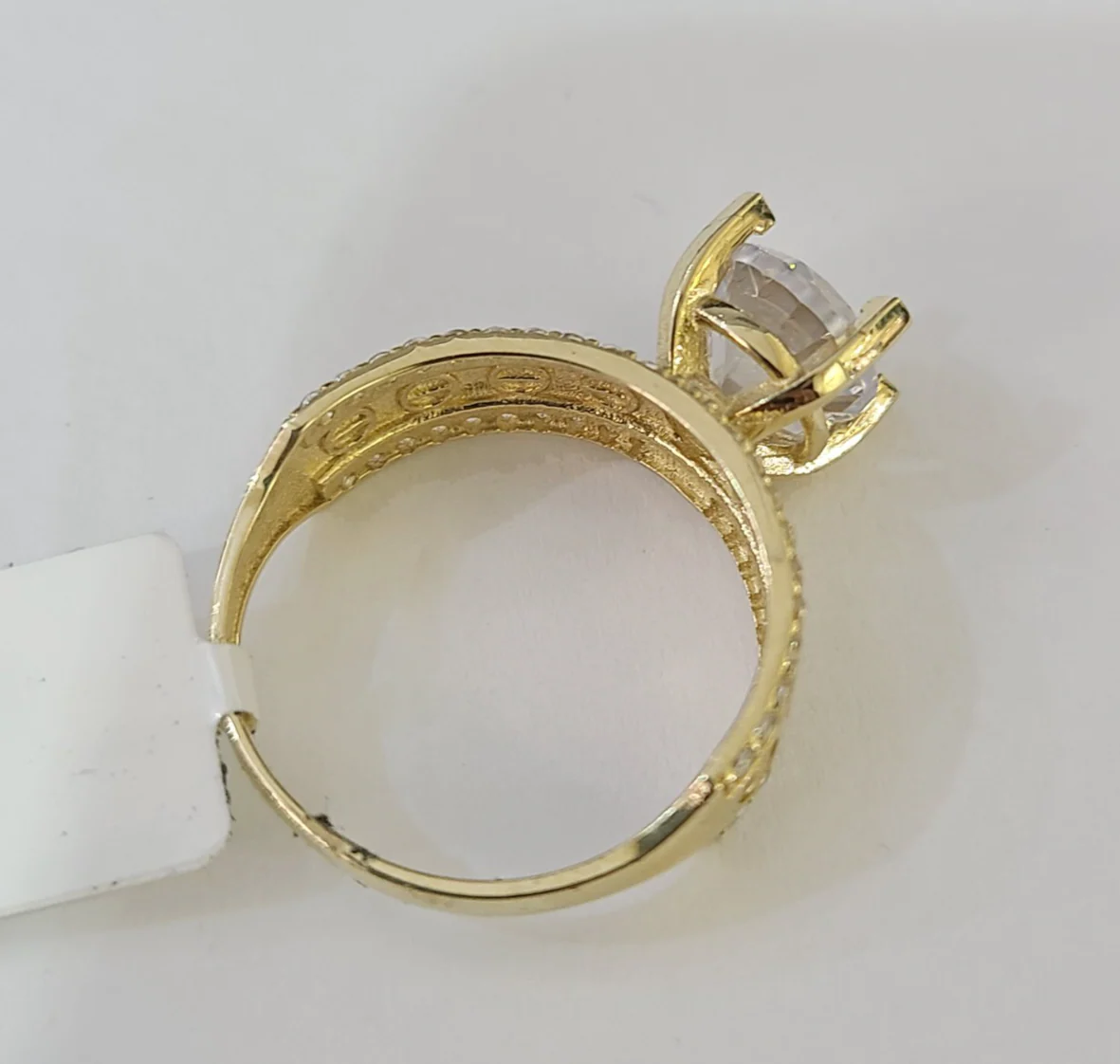Real 10k Ring Engagement Yellow Gold Men Women Genuine Ring Sizes 6,7,8,9,10,11 & 12 - Image 2