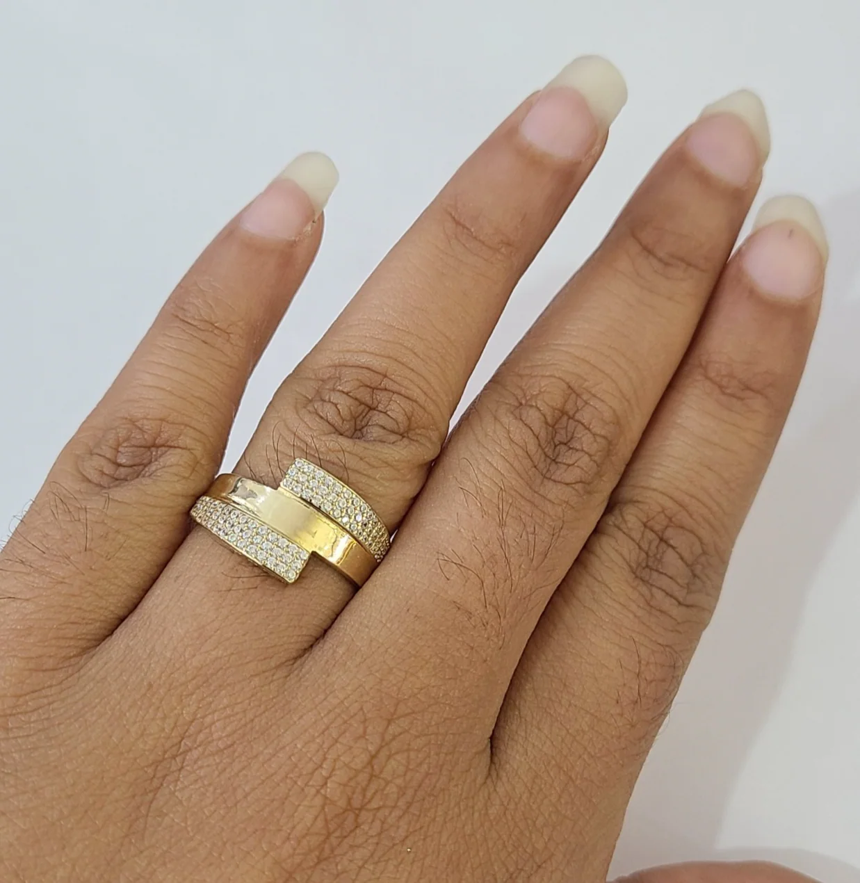 Real 10k Ring Engagement Yellow Gold Men Women Genuine Ring Sizes 6,7,8,9,10,11 & 12 - Image 5