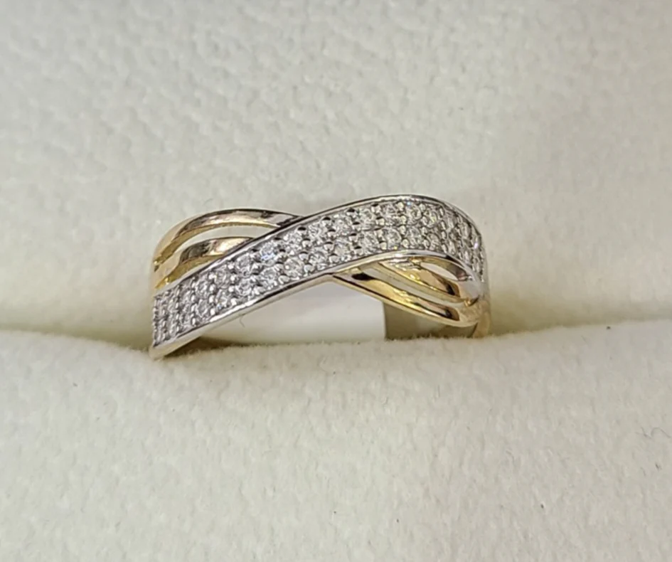 Real 10k Ring Engagement Yellow Gold Men Women Genuine Ring Sizes 6,7,8,9,10,11 & 12 - Image 3