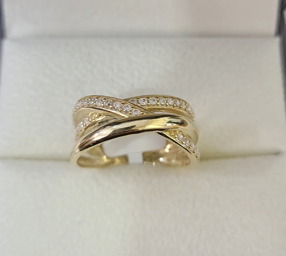 Real 10k Ring Engagement Yellow Gold Men Women Genuine Ring Sizes 6,7,8,9,10,11 & 12 - Image 6