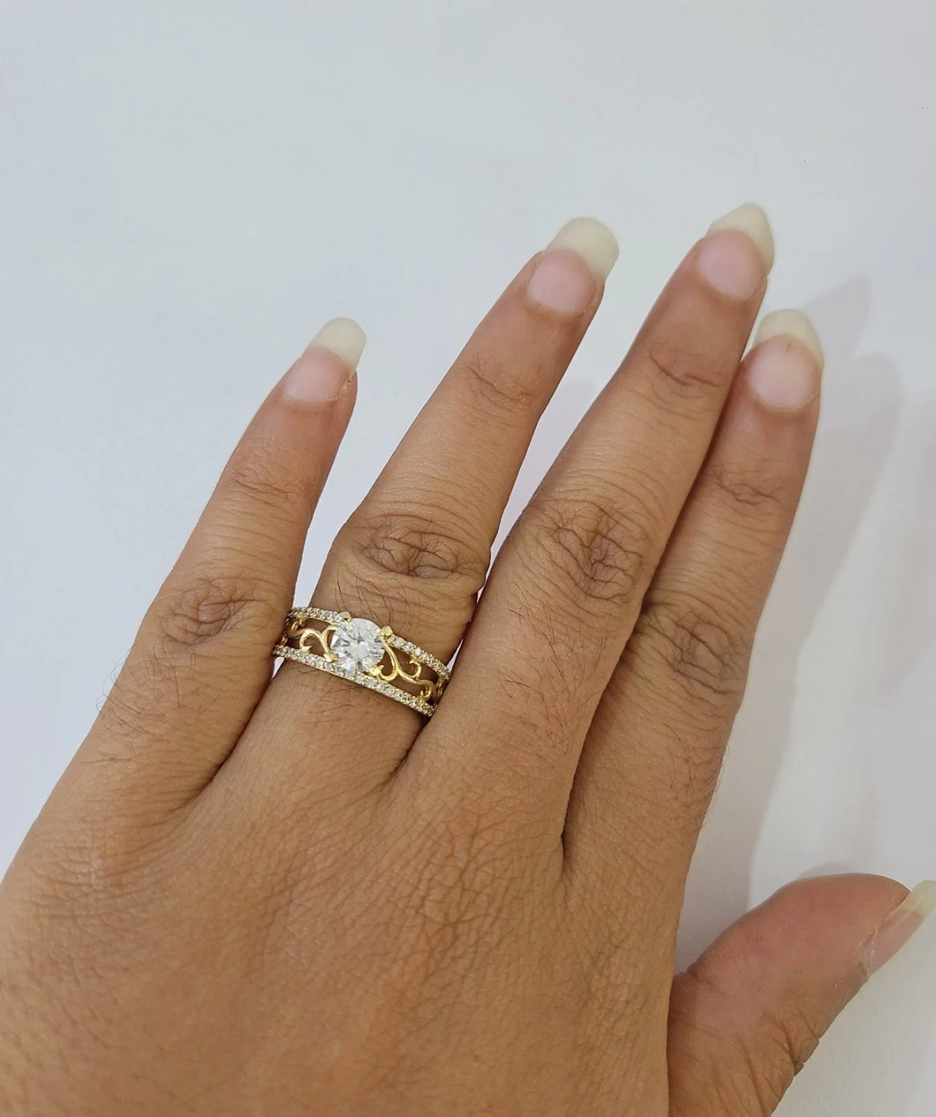 Real 10k Ring Engagement Yellow Gold Men Women Genuine Ring Sizes 6,7,8,9,10,11 & 12 - Image 4