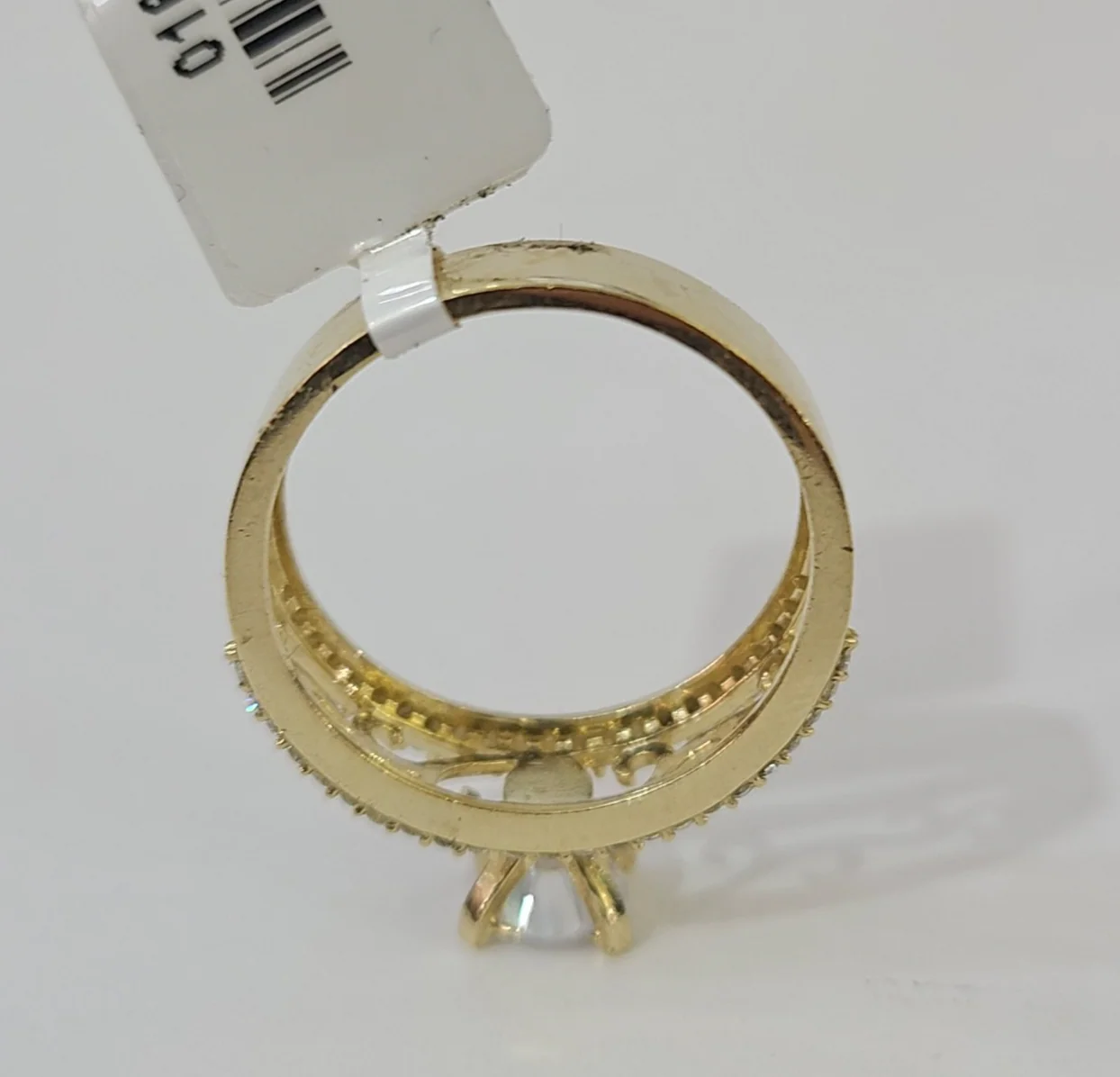 Real 10k Ring Engagement Yellow Gold Men Women Genuine Ring Sizes 6,7,8,9,10,11 & 12 - Image 7