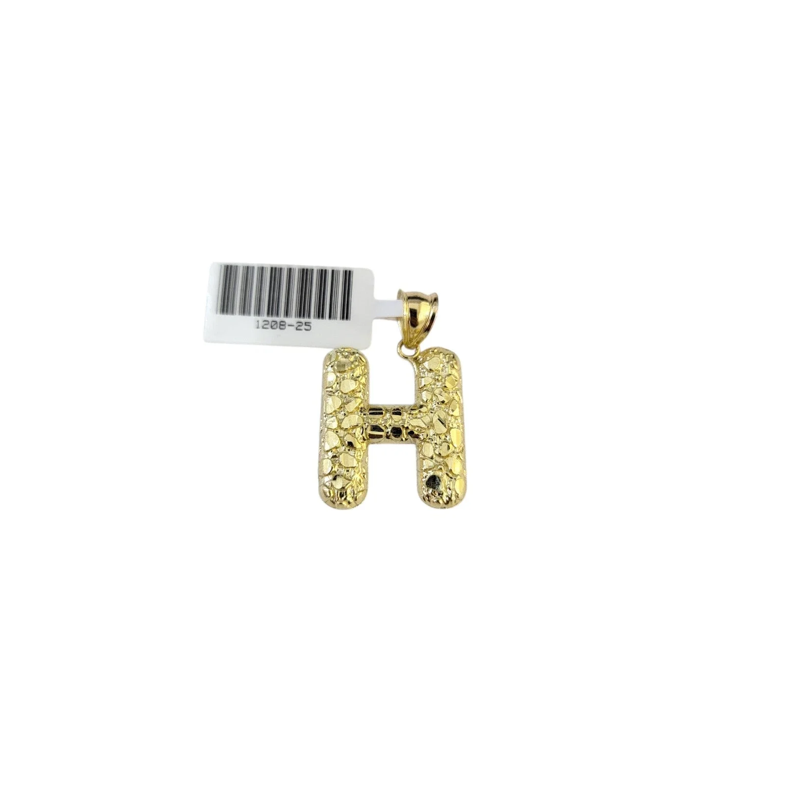 Real 10k Rope Chain 3mm 18"-28" Necklace Nugget H Initial Charm Set Pendant Gold - Image 2
