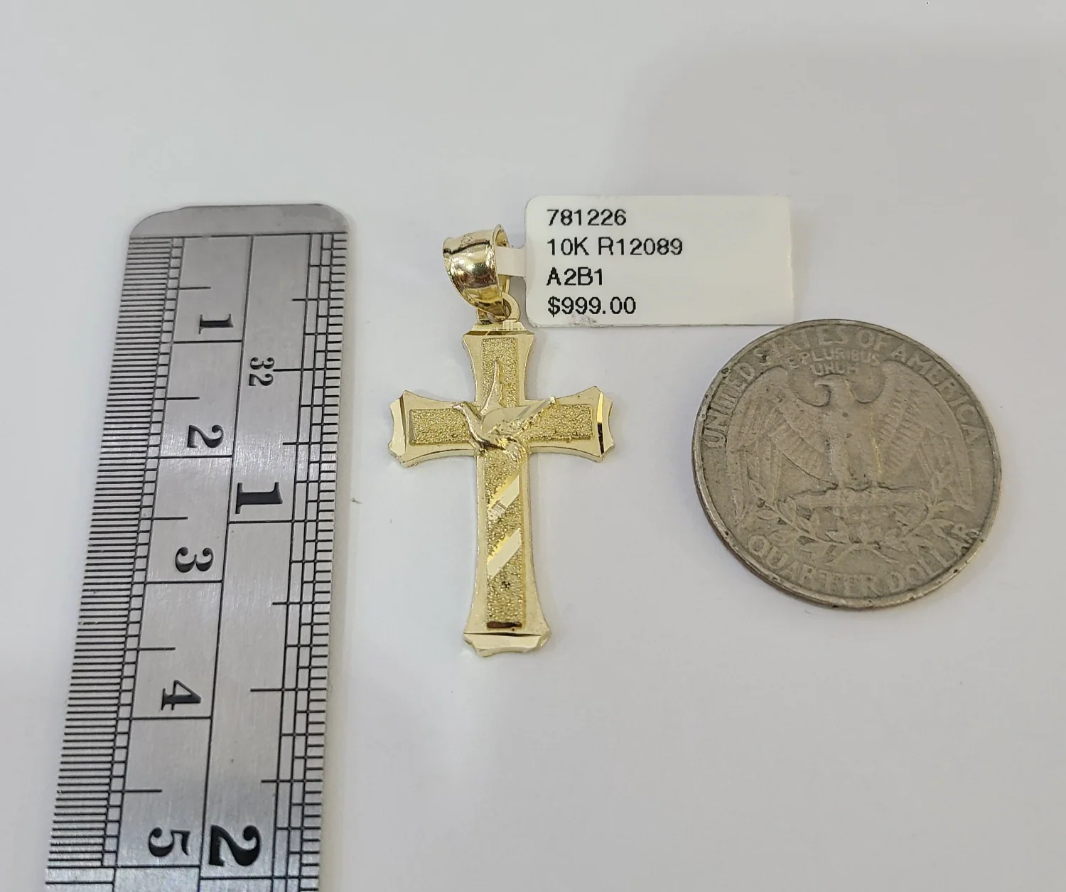 Real 10k Rope Chain Jesus Cross Charm Necklace SET 4mm 18"-28" Pendant - Image 2