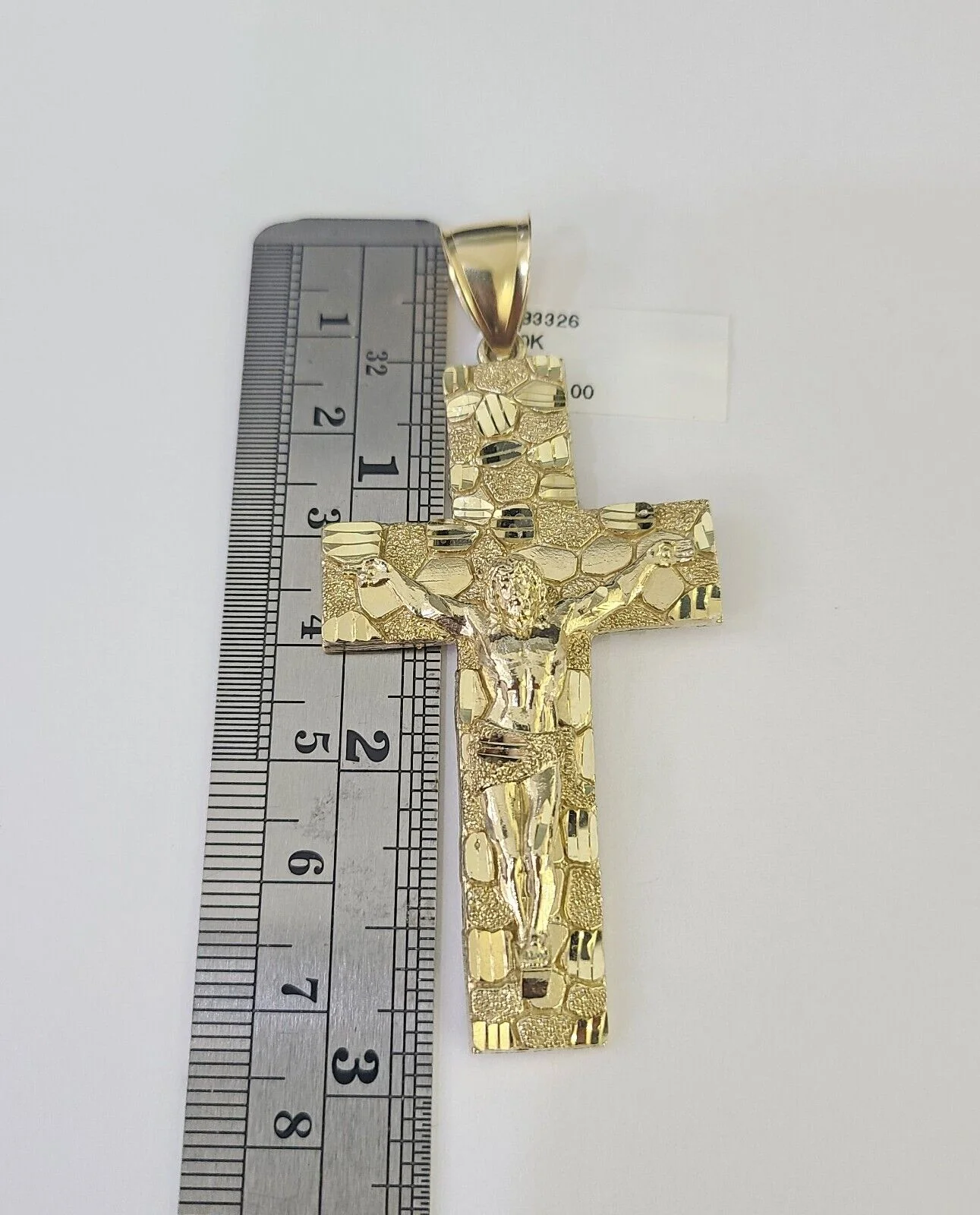 Real 10k Rope Chain Jesus Cross Charm Set 8mm 20"-30" Inch Necklace Yellow Gold - Image 2