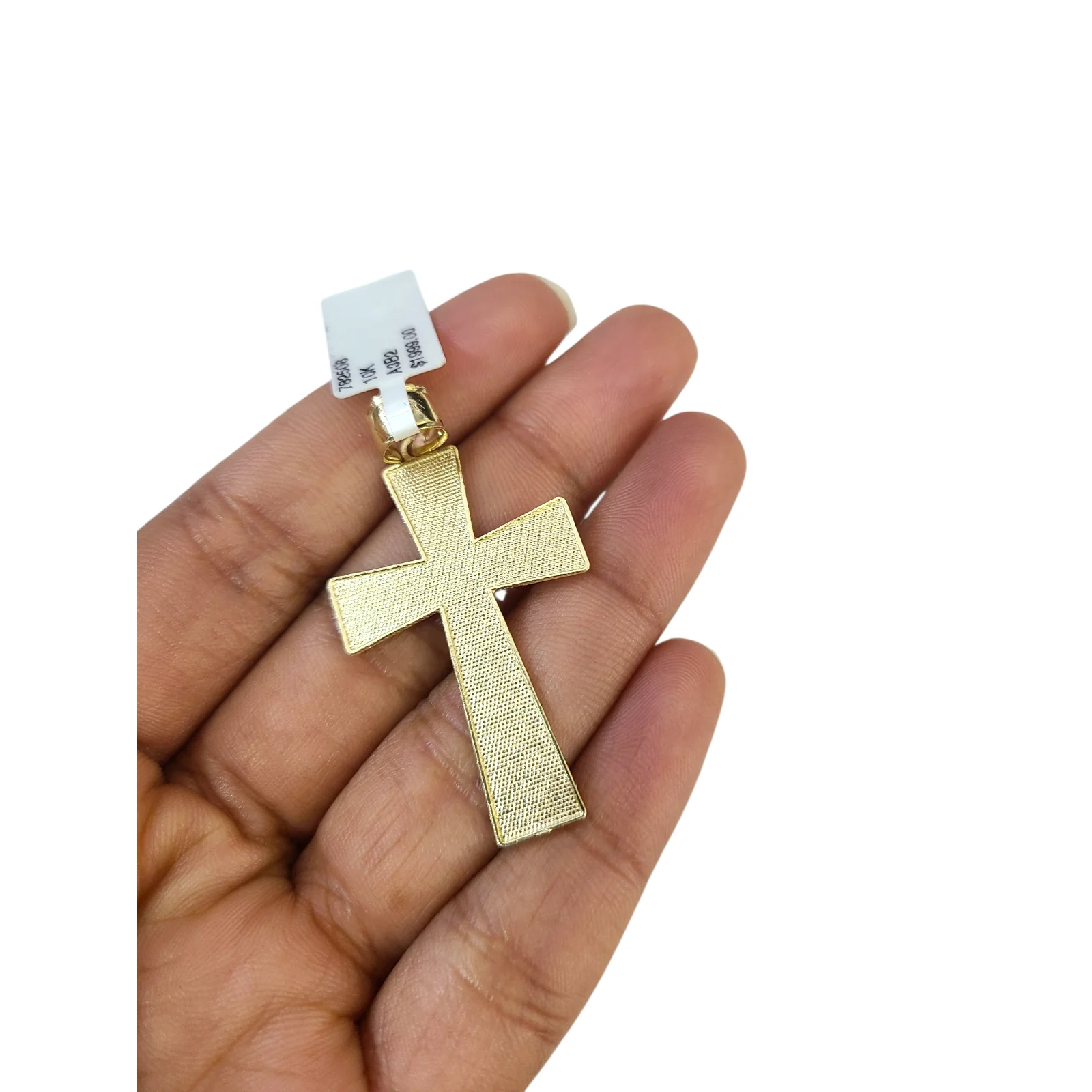 Real 10k Rope Chain Necklace Cross Charm Pendant Set 5mm 20"-30" Gold - Image 8