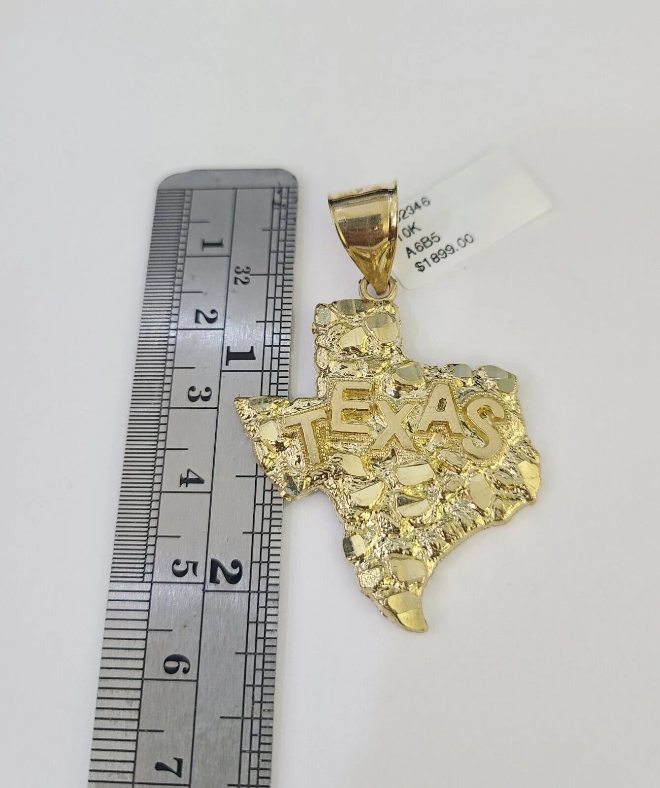 Real 10k Rope Chain Texas Map Charm Set 7mm 20"-28" Inch Necklace Gold - Image 2