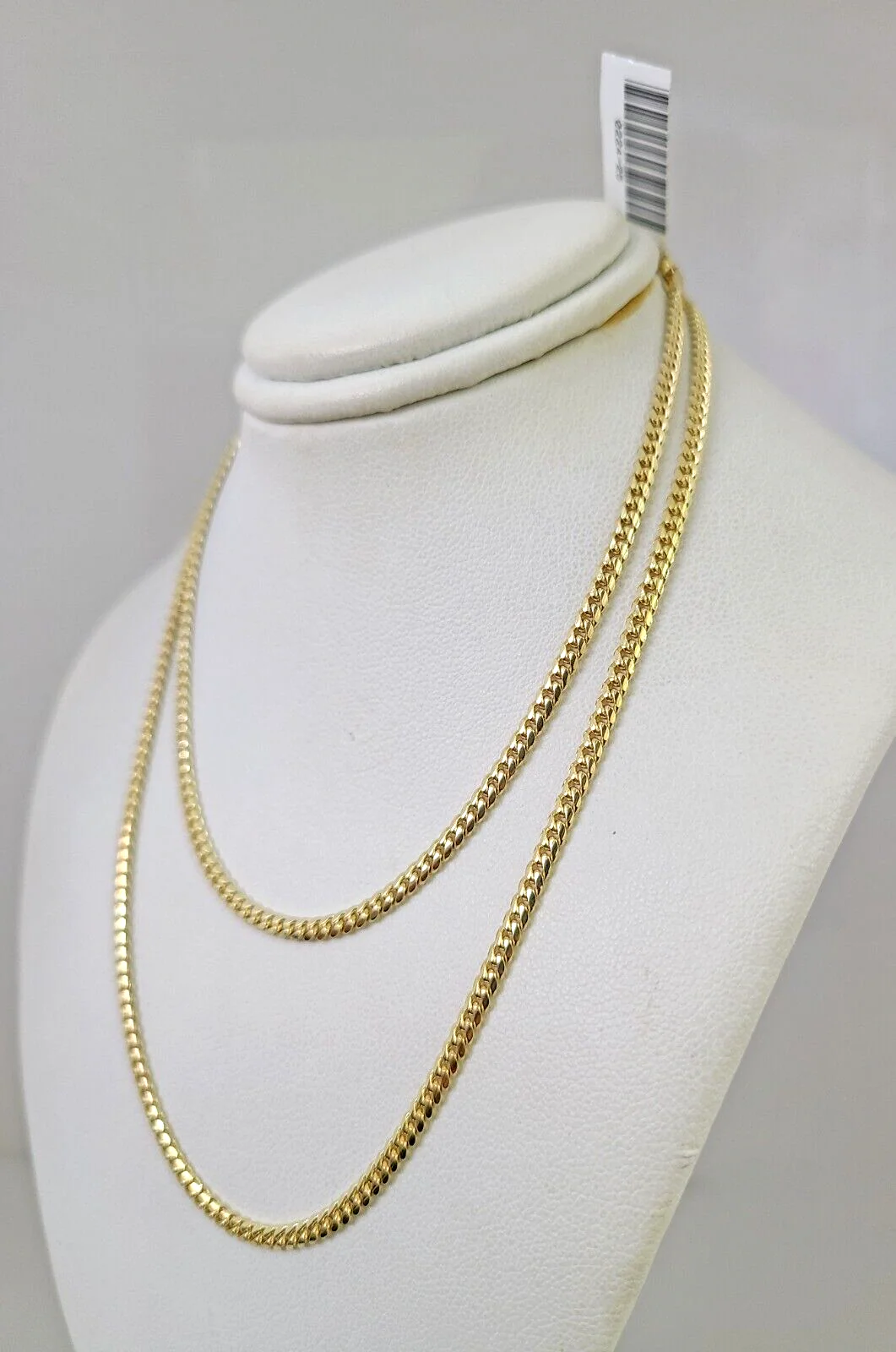 Real 10k Solid Miami Cuban Link Yellow Gold Chain 3mm Necklace 20 Inches Genuine - Image 4