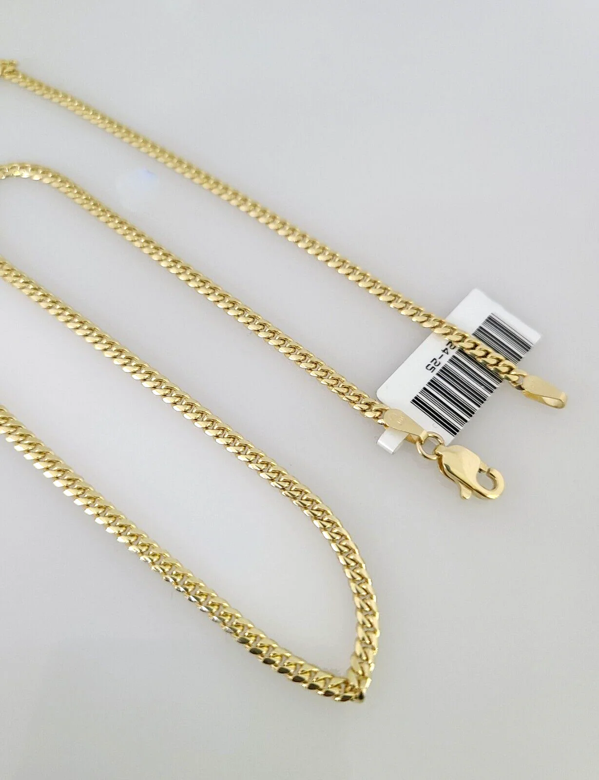 Real 10k Solid Miami Cuban Link Yellow Gold Chain 3mm Necklace 20 Inches Genuine - Image 5