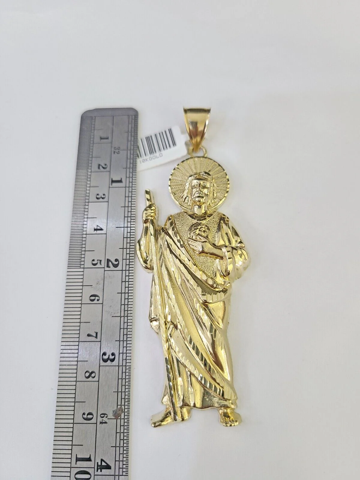 Real 10k Solid Rope Chain Saint Jude Charm Set 6mm 20"-30" Inch Necklace Gold - Image 5