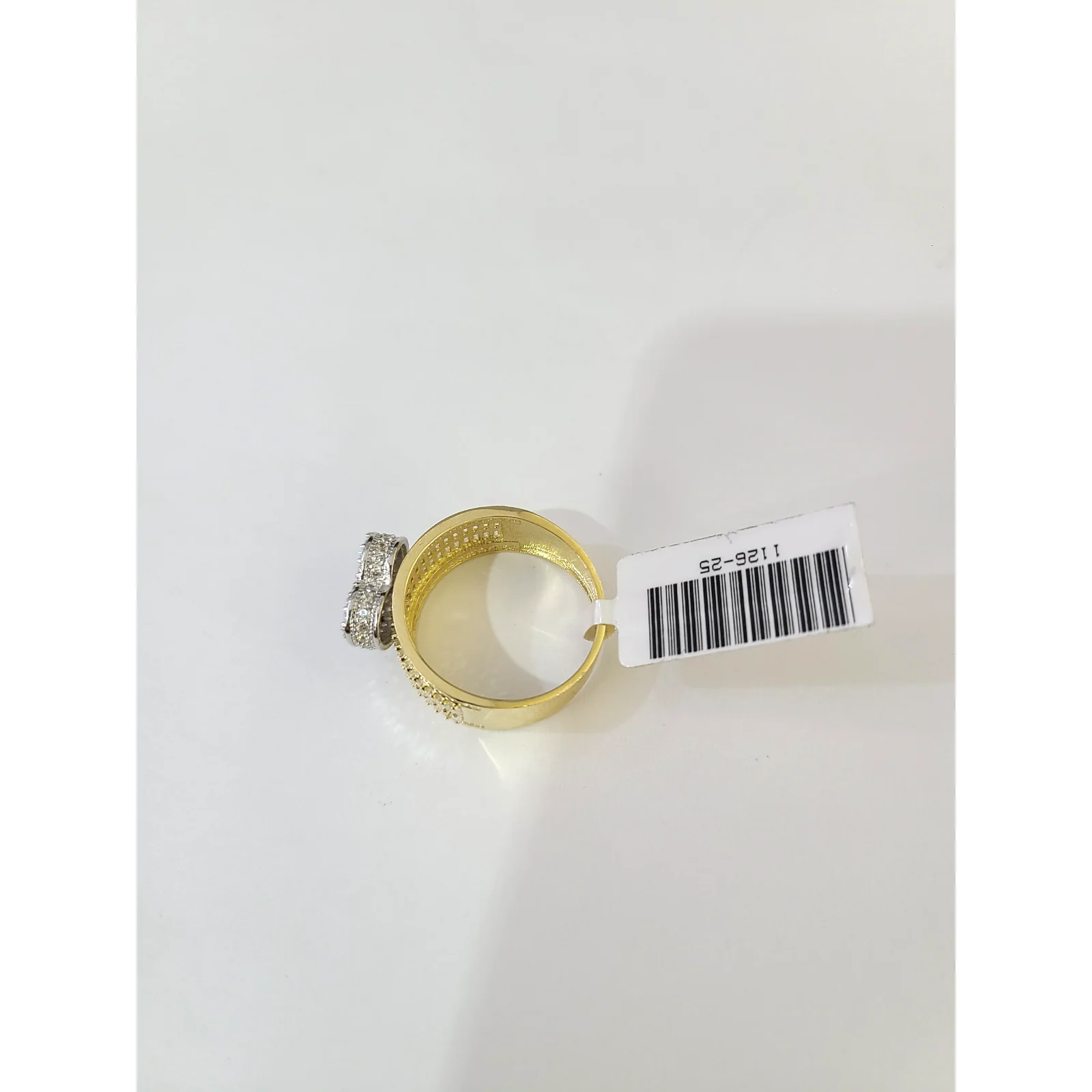Real 10k Solitaire CZ Ring Yellow Gold Men 10Kt Genuine Ring Sizes 6,7,8,9,10,11 & 12 - Image 7