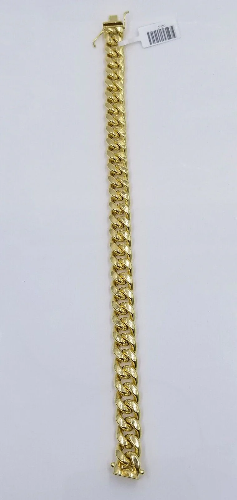 Real 10k Yellow Gold 11mm Miami Cuban Link Bracelet 9" inch For Men's - Image 7
