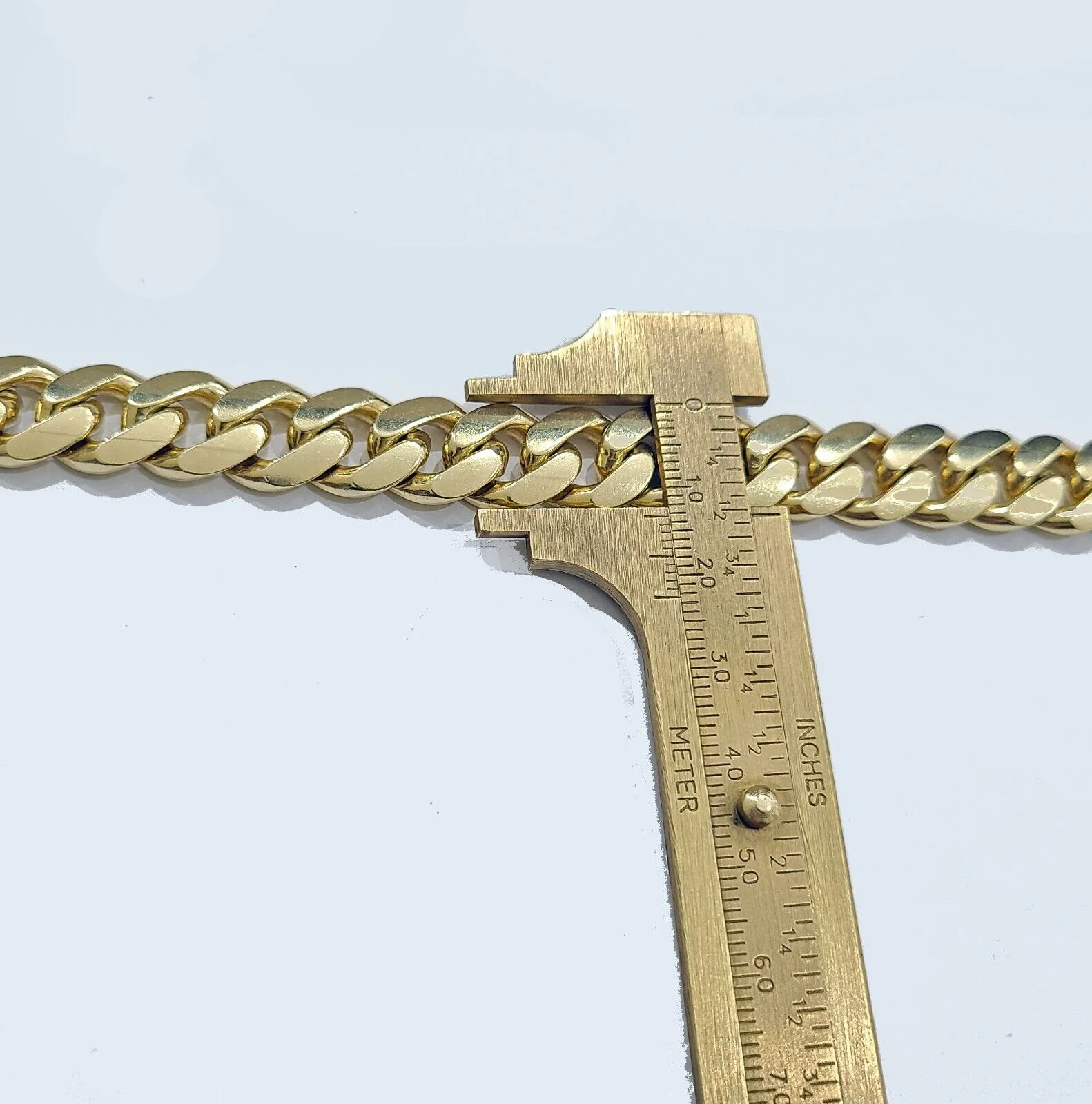 Real 10k Yellow Gold 13mm Miami Cuban Link Bracelet 8.5 ''inch 10kt Unisex - Image 5