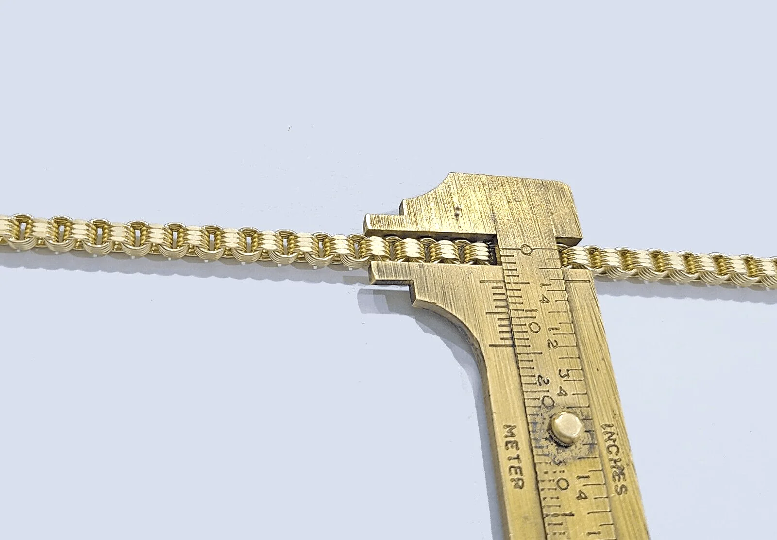Real 10k Yellow Gold 4mm Box Byzantine Bracelet 8" inch 10kt Unisex Men Women - Image 5