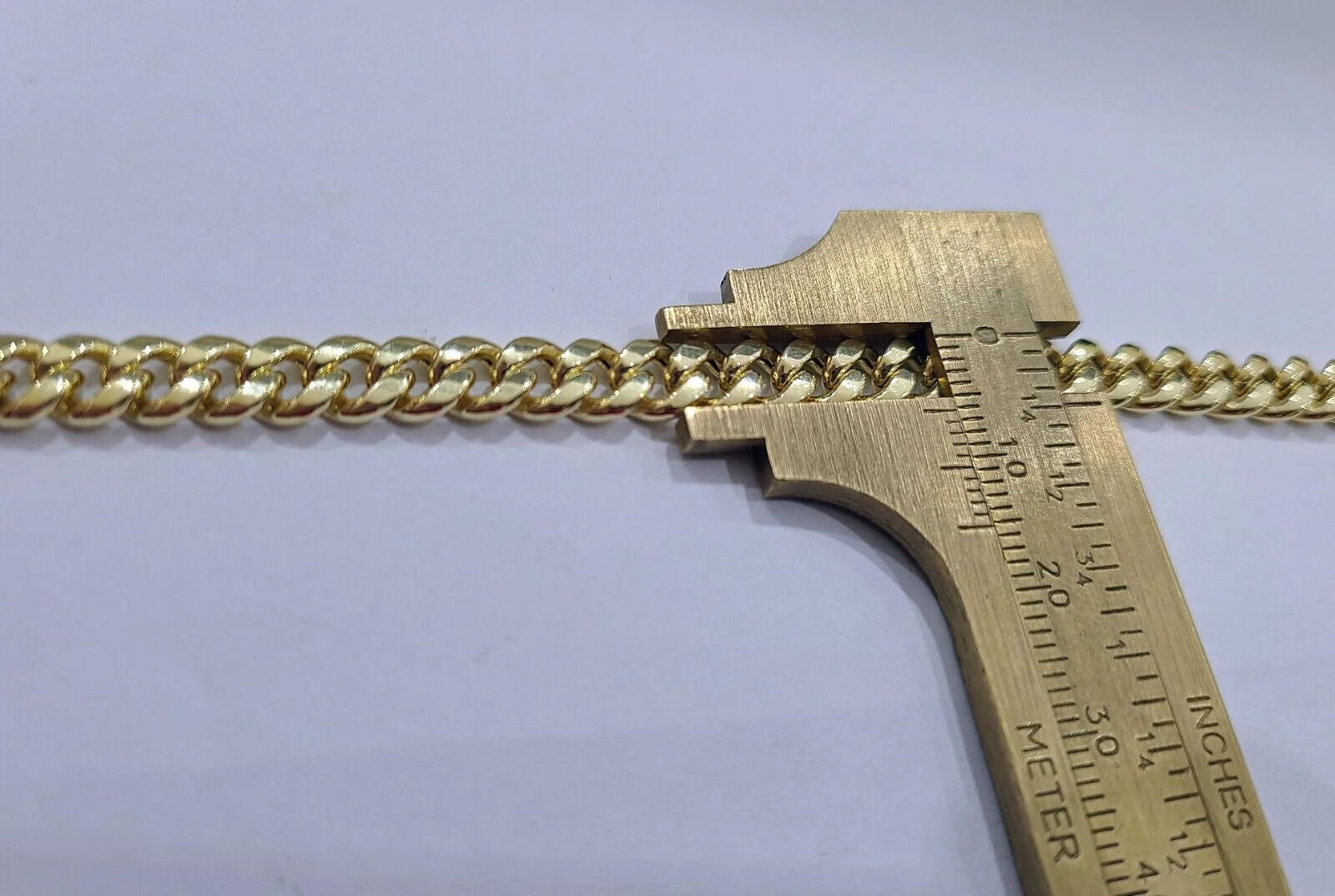 Real 10k Yellow Gold 6mm Miami Cuban Chain Necklace 18''-28'' inch 10kt Unisex - Image 5