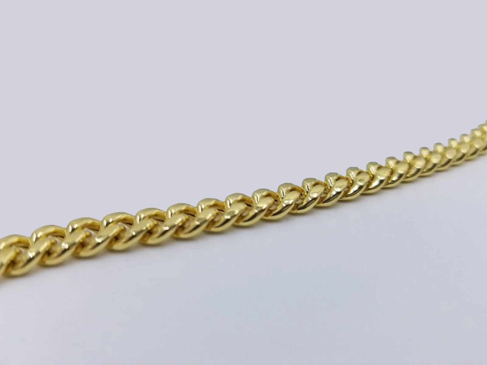 Real 10k Yellow Gold 7mm Miami Cuban Link Bracelet 8" inch Men and Women - Image 5