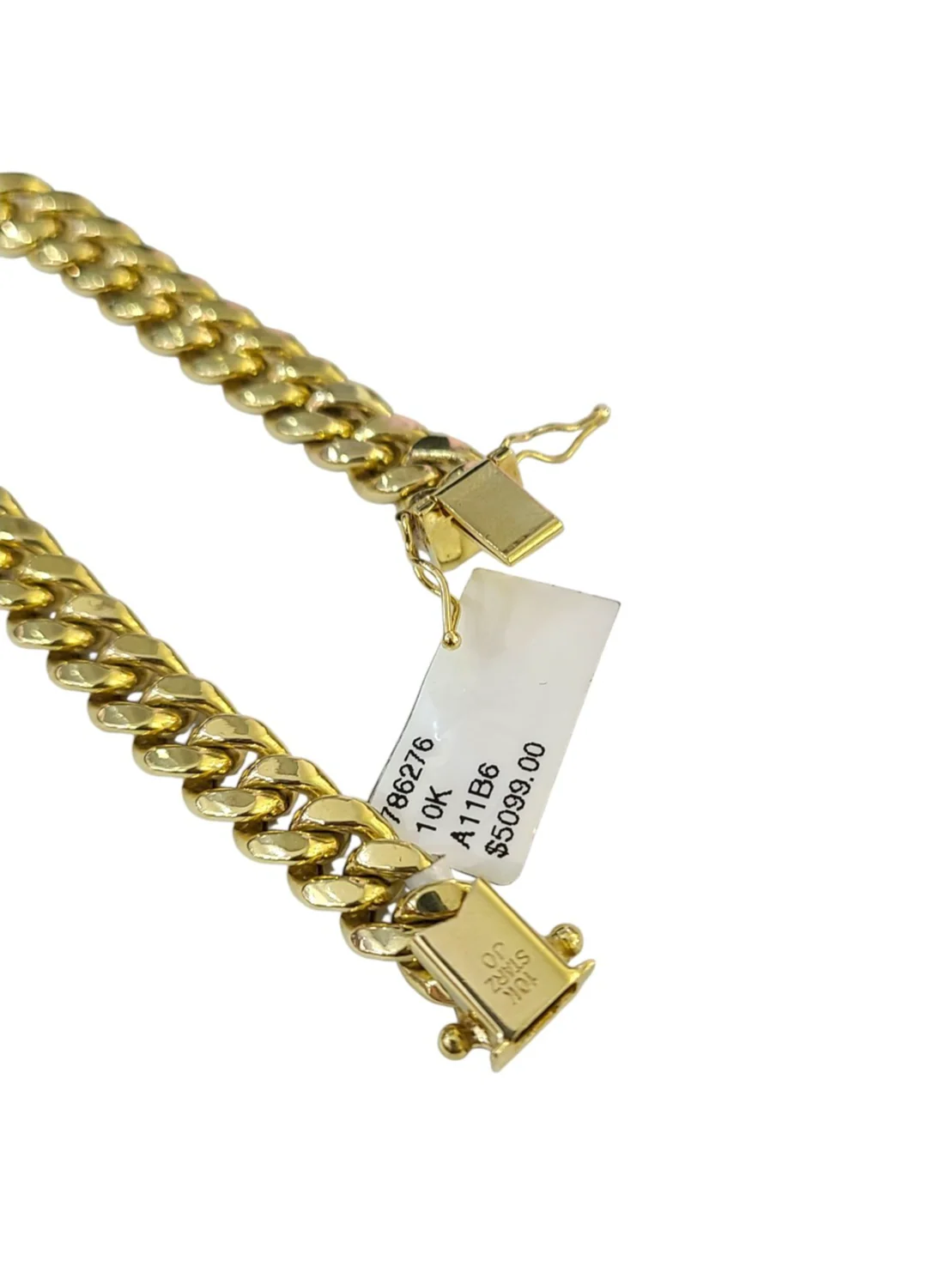 Real 10k Yellow Gold Bracelet Miami Cuban Link 6.5 Inch 8mm Men Women 10 KT - Image 4