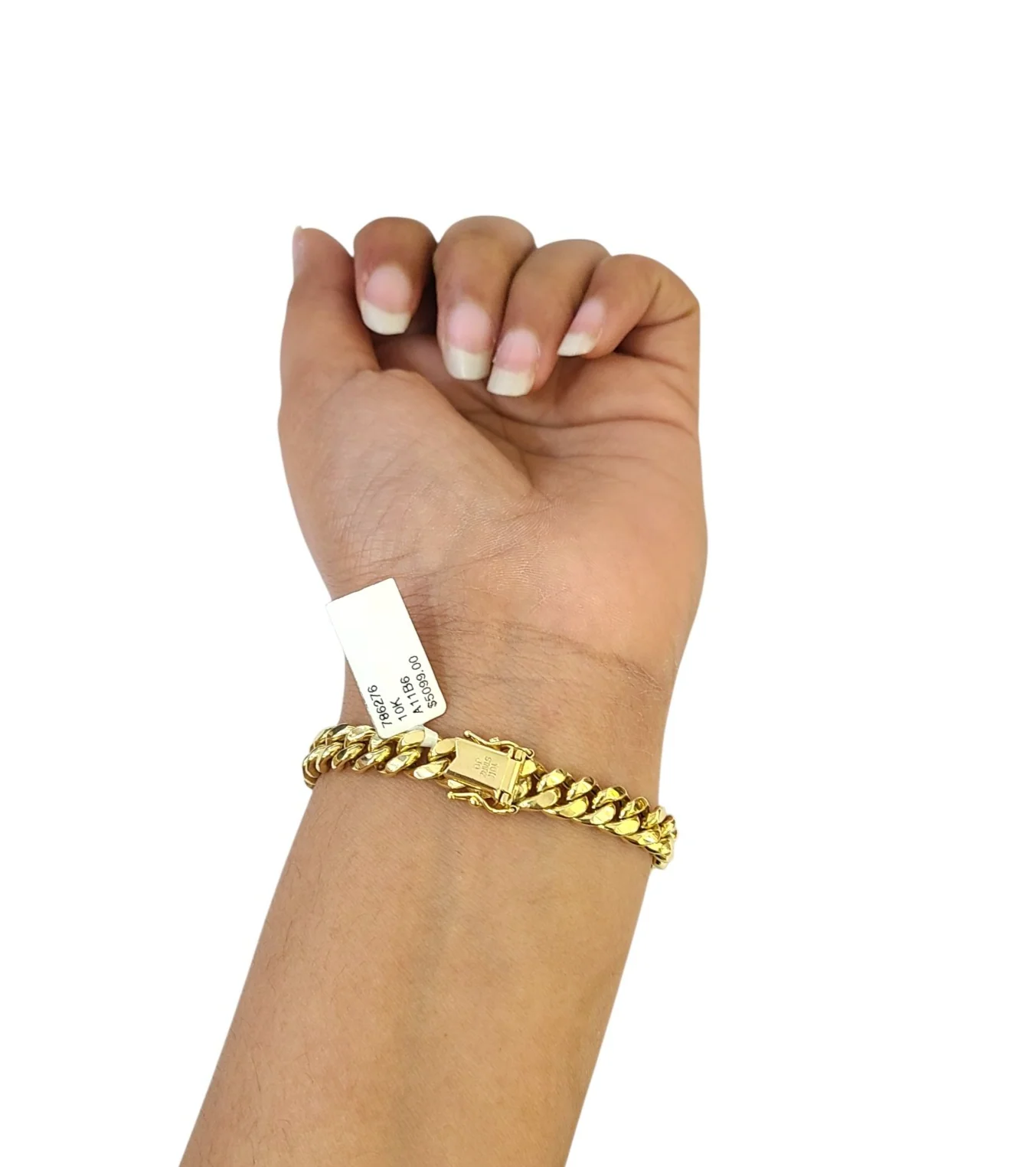 Real 10k Yellow Gold Bracelet Miami Cuban Link 6.5 Inch 8mm Men Women 10 KT - Image 6