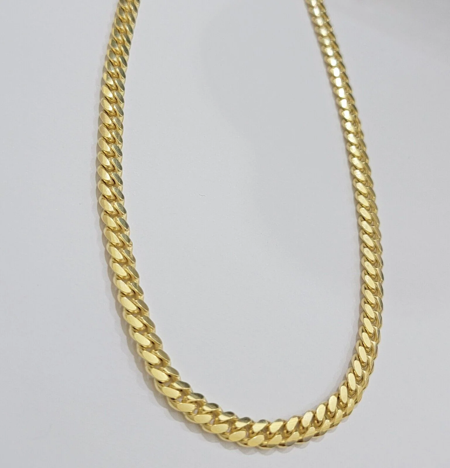 Real 10k Yellow Gold Chain 22 Inch 6mm Miami Cuban Link SOLID 10kt Strong Link - Image 10