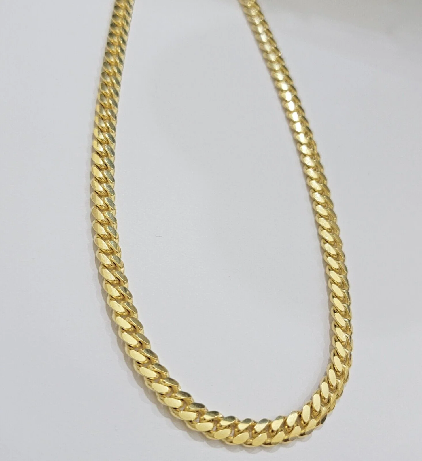 Real 10k Yellow Gold Chain 22 Inch 6mm Miami Cuban Link SOLID 10kt Strong Link - Image 14