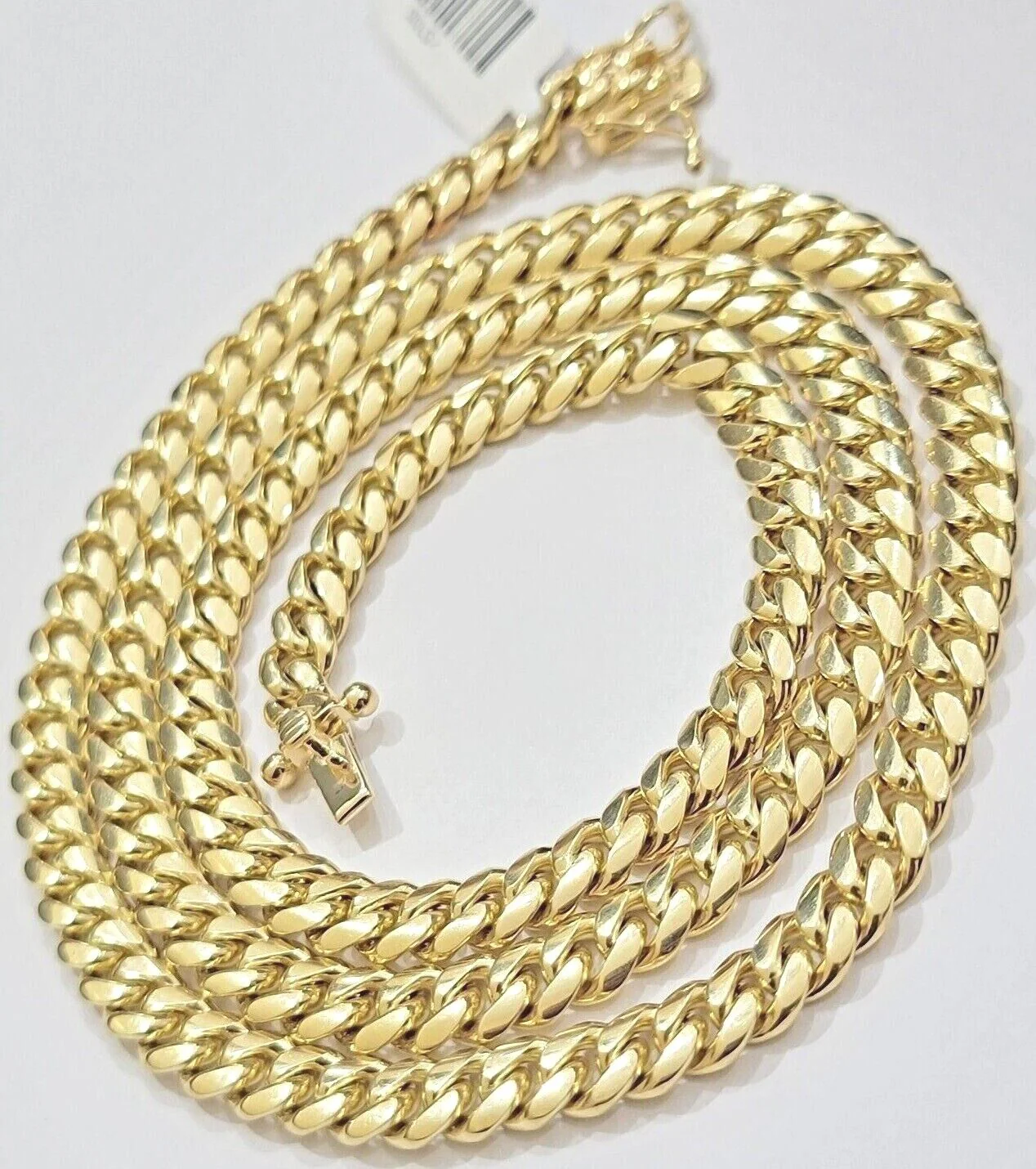 Real 10k Yellow Gold Chain 22 Inch 6mm Miami Cuban Link SOLID 10kt Strong Link - Image 7