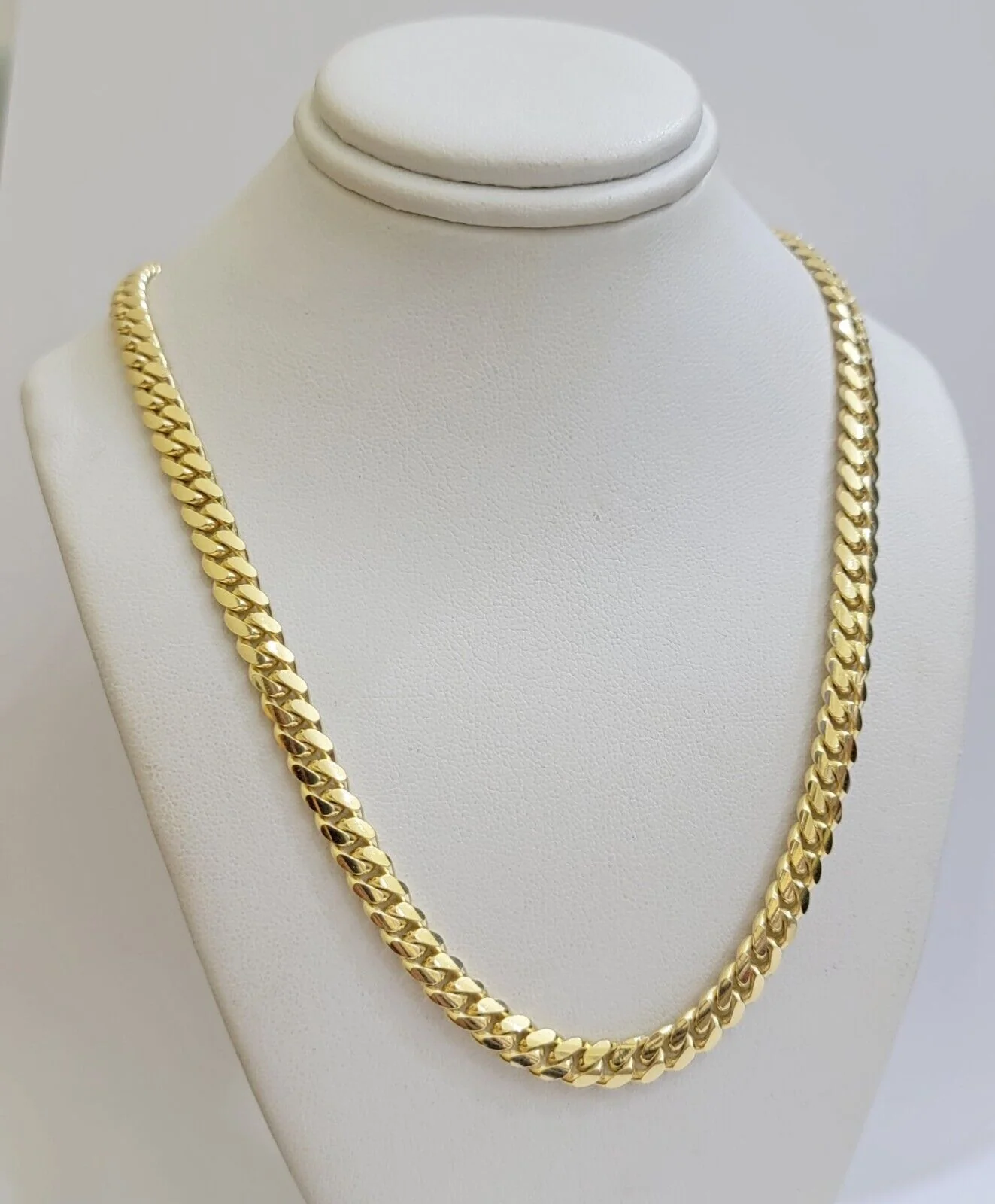 Real 10k Yellow Gold Chain 24 Inch 6mm Miami Cuban Link SOLID 10kt Strong Link - Image 5