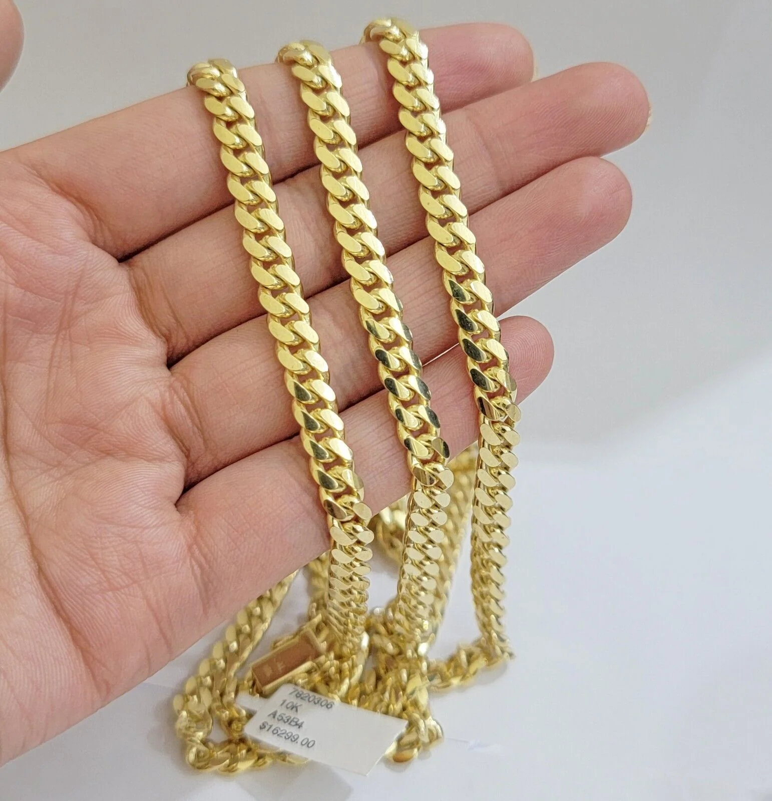 Real 10k Yellow Gold Chain 24 Inch 6mm Miami Cuban Link SOLID 10kt Strong Link - Image 9