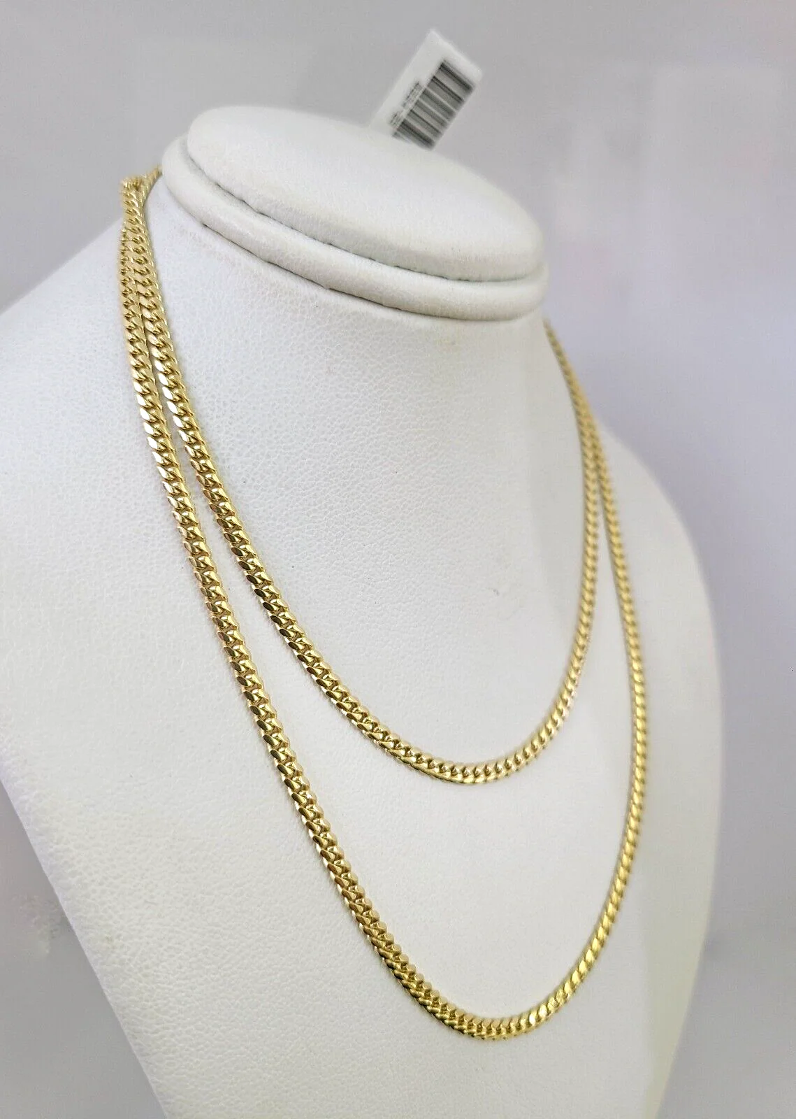 Real 10k Yellow Gold Chain 3mm Solid Miami Cuban Link Necklace 22 Inch Genuine - Image 6