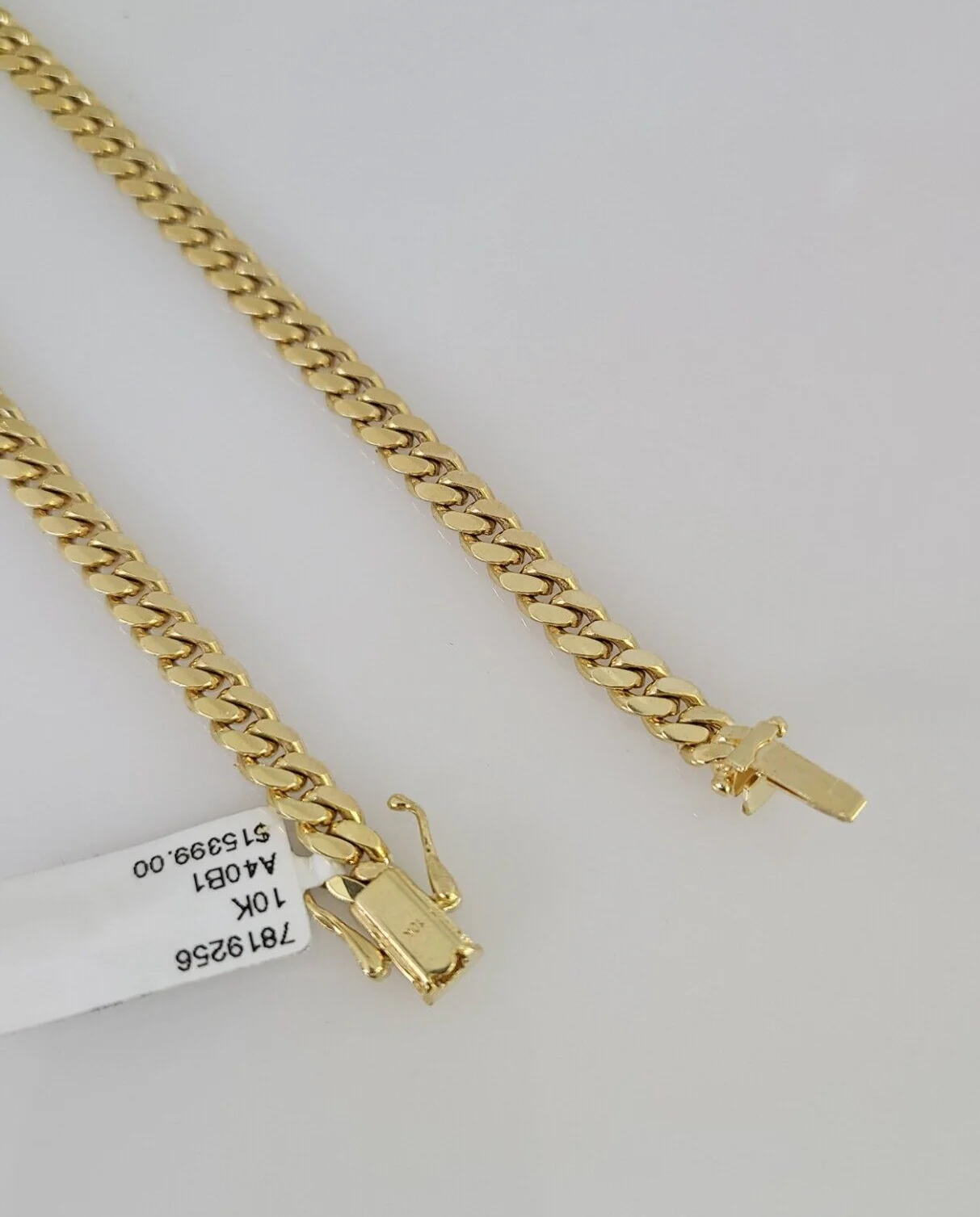 Real 10k Yellow Gold Chain 5mm Solid Miami Cuban Link Necklace 22 Inch Genuine - Image 4