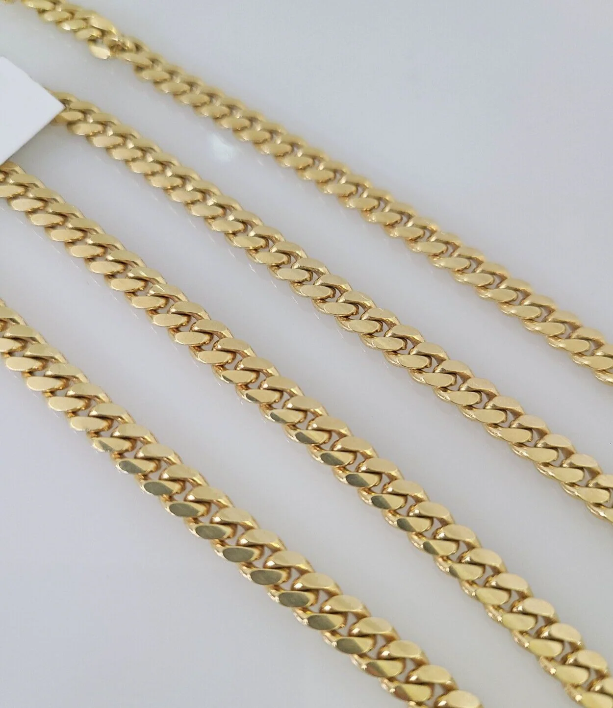 Real 10k Yellow Gold Chain 5mm Solid Miami Cuban Link Necklace 22 Inch Genuine - Image 5
