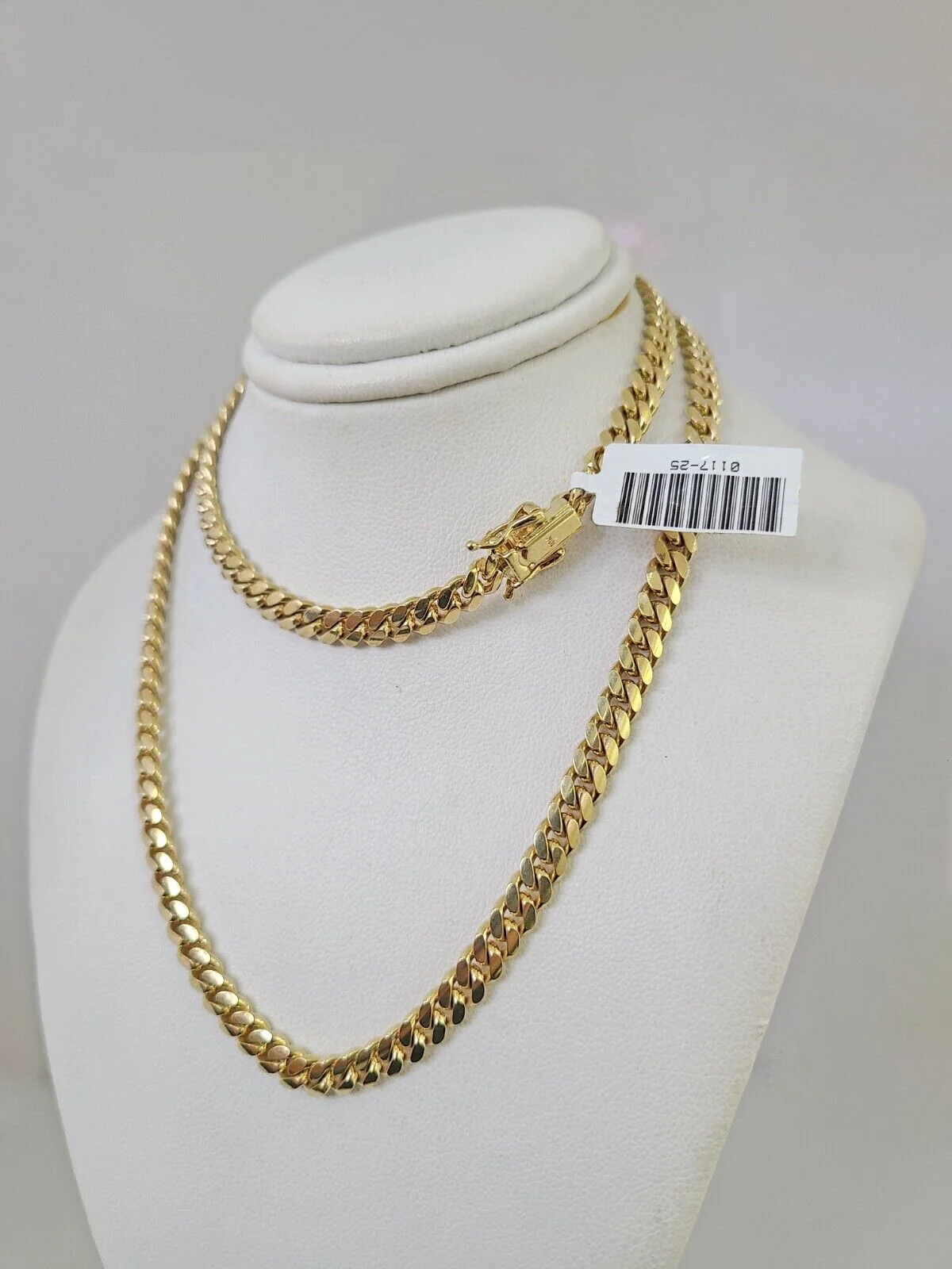 Real 10k Yellow Gold Chain 5mm Solid Miami Cuban Link Necklace 22 Inch Genuine - Image 6