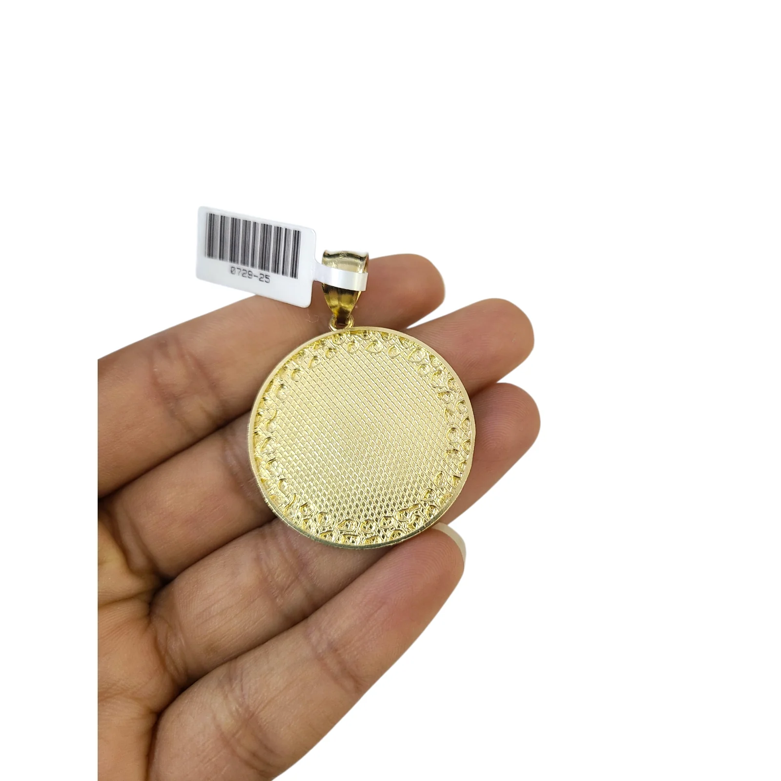 Real 10k Yellow Gold Charm Pendant Nugget Signet 10KT - Image 5