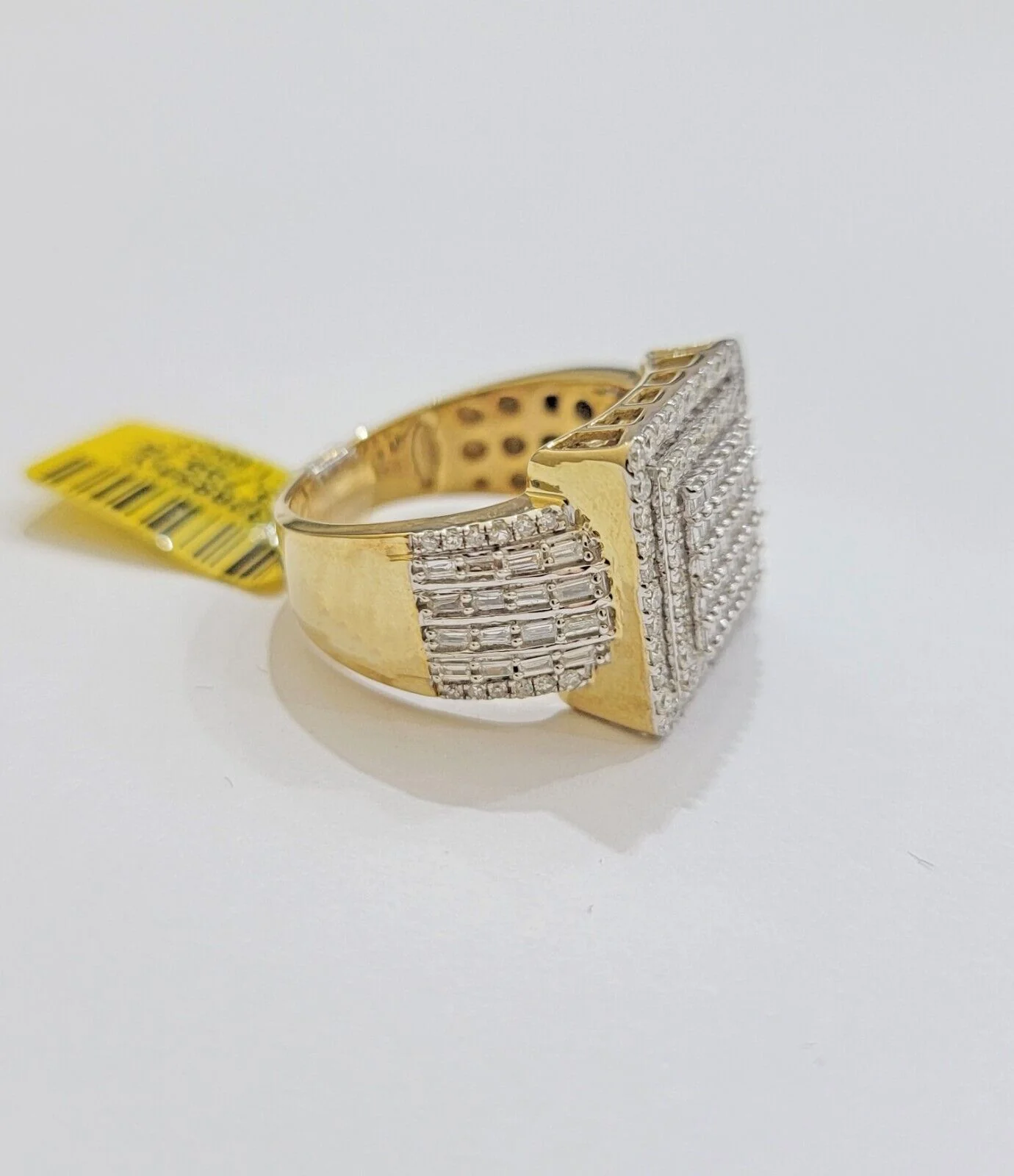 Real 10k Yellow Gold Diamond Mens Ring All Sizes 1.60 CT Natural Diamonds ON SALE - Image 3
