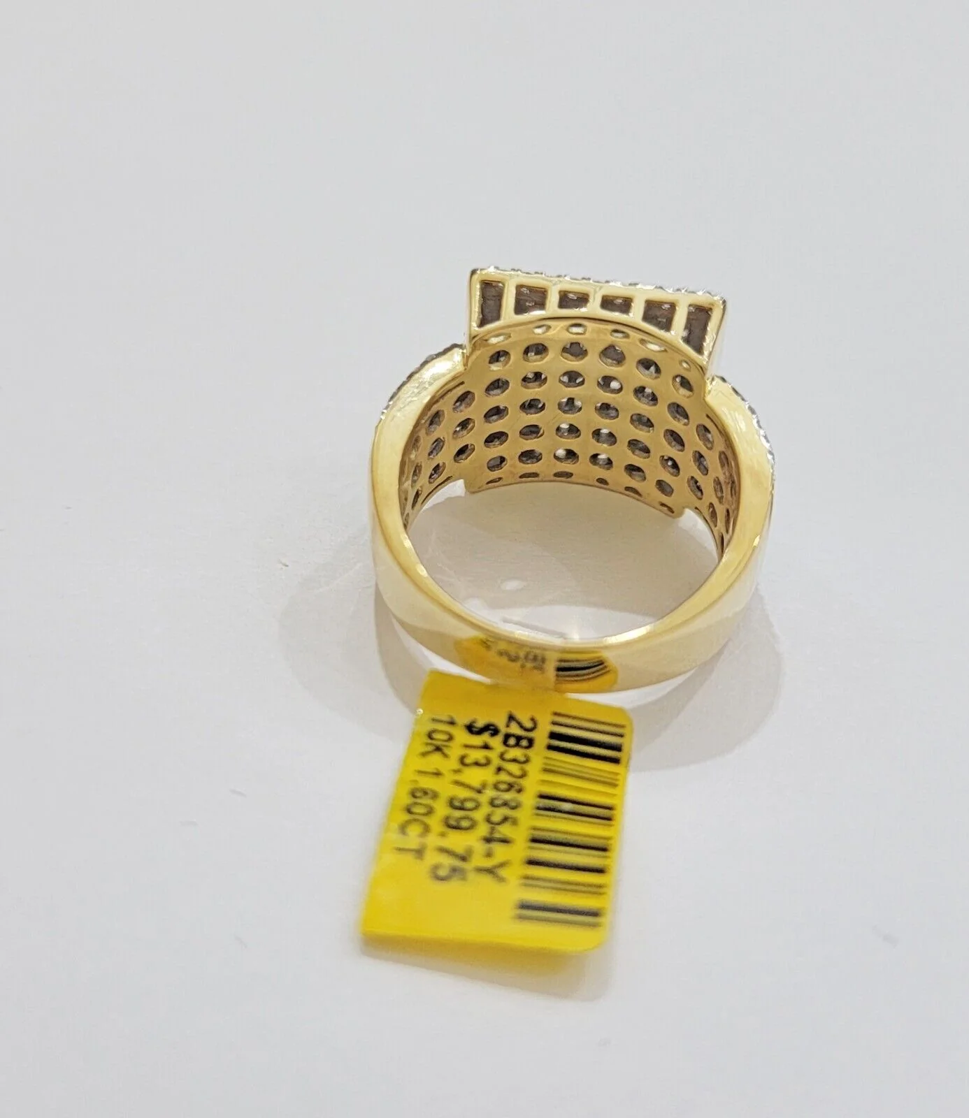 Real 10k Yellow Gold Diamond Mens Ring All Sizes 1.60 CT Natural Diamonds ON SALE - Image 5