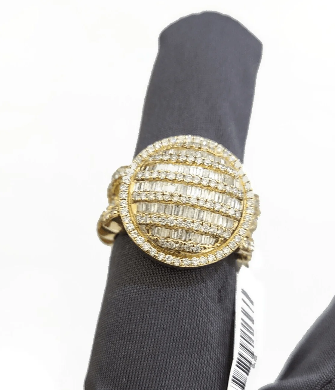 Real 10k Yellow Gold Diamond Ring White Genuine 1.72CT Diamonds 10kt Size 10 - Image 6