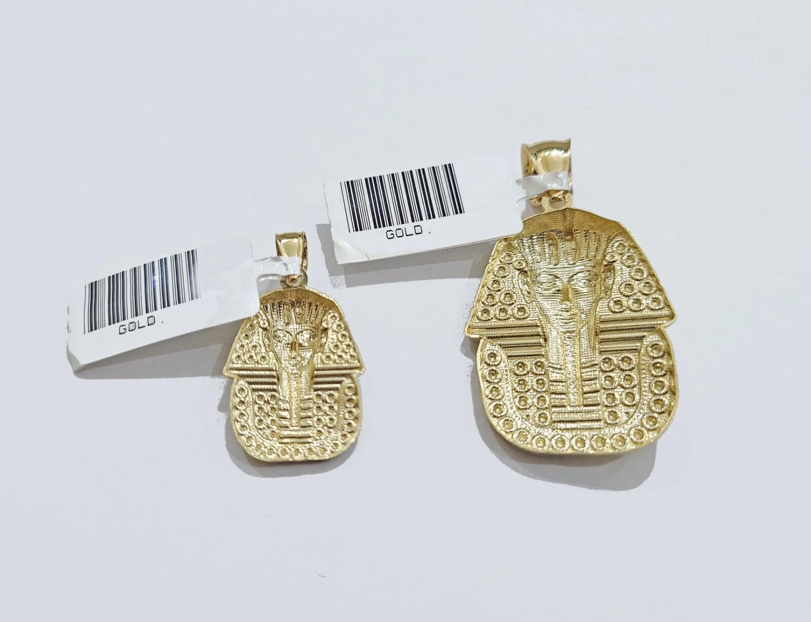 Real 10K Yellow Gold Head Charm for 1-1.5'' inches Gold Pendant - Image 7
