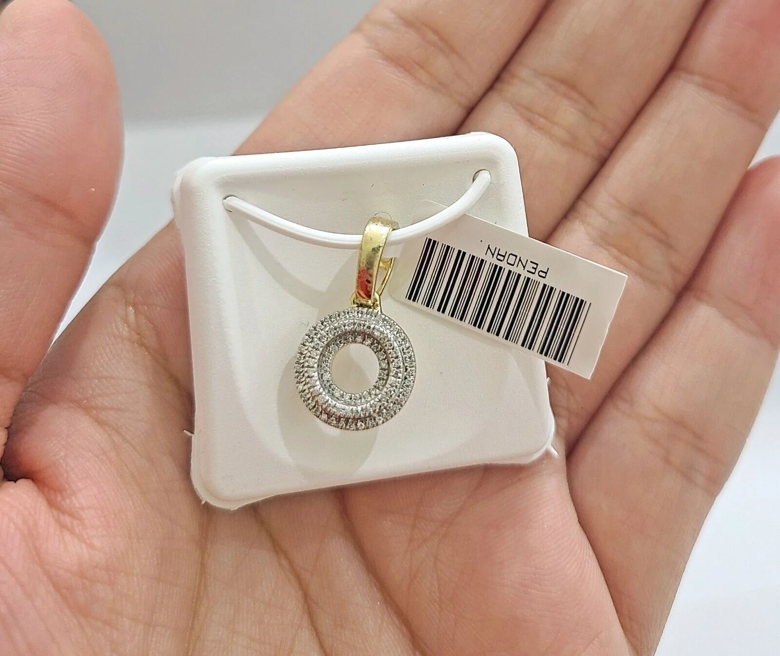 Real 10K Yellow Gold Initials Diamond Cut Charm A-Z Pendant Alphabets - Image 6